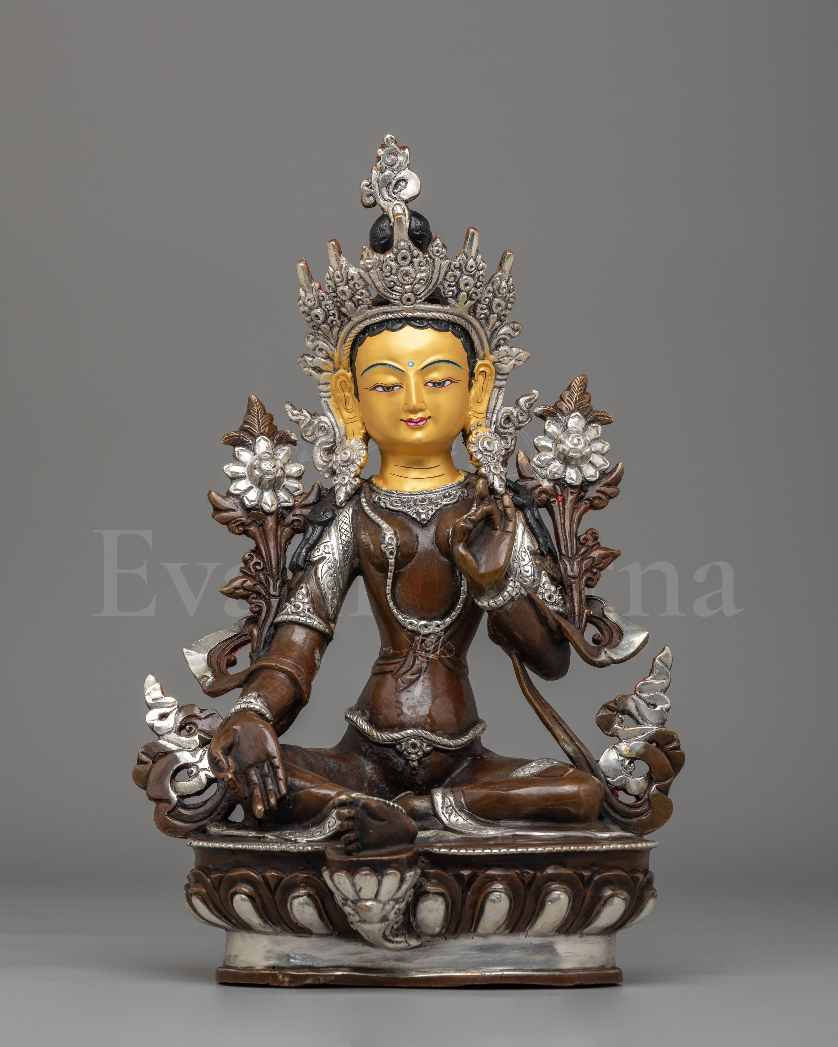 Green Tara Spiritual Sculpture
