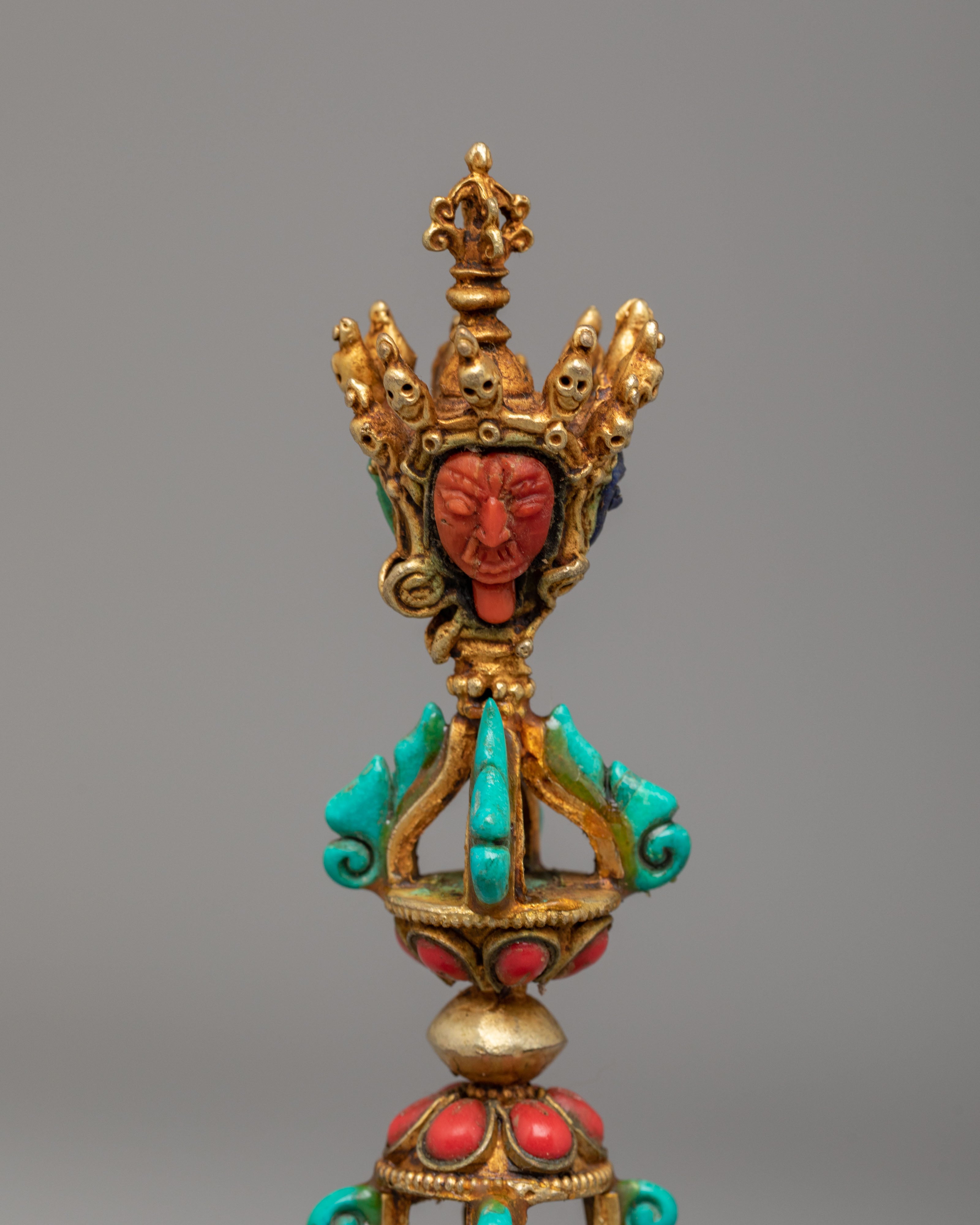 Himalayan Sacred Vajrayana Phurba | Buddhist Dagger for Altar Use