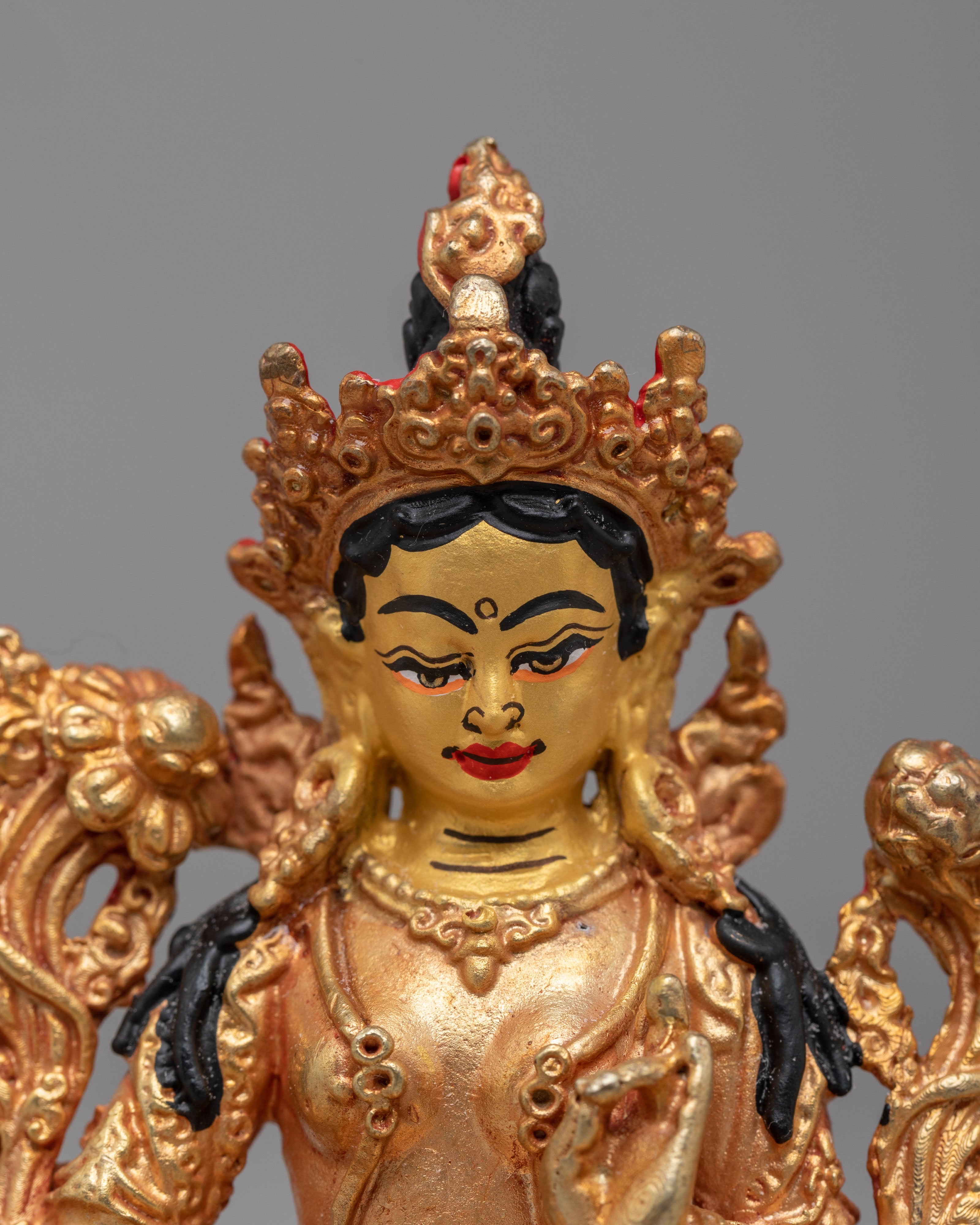 Himalayan Green Tara Statue for Shrine | Mother of all Buddhas