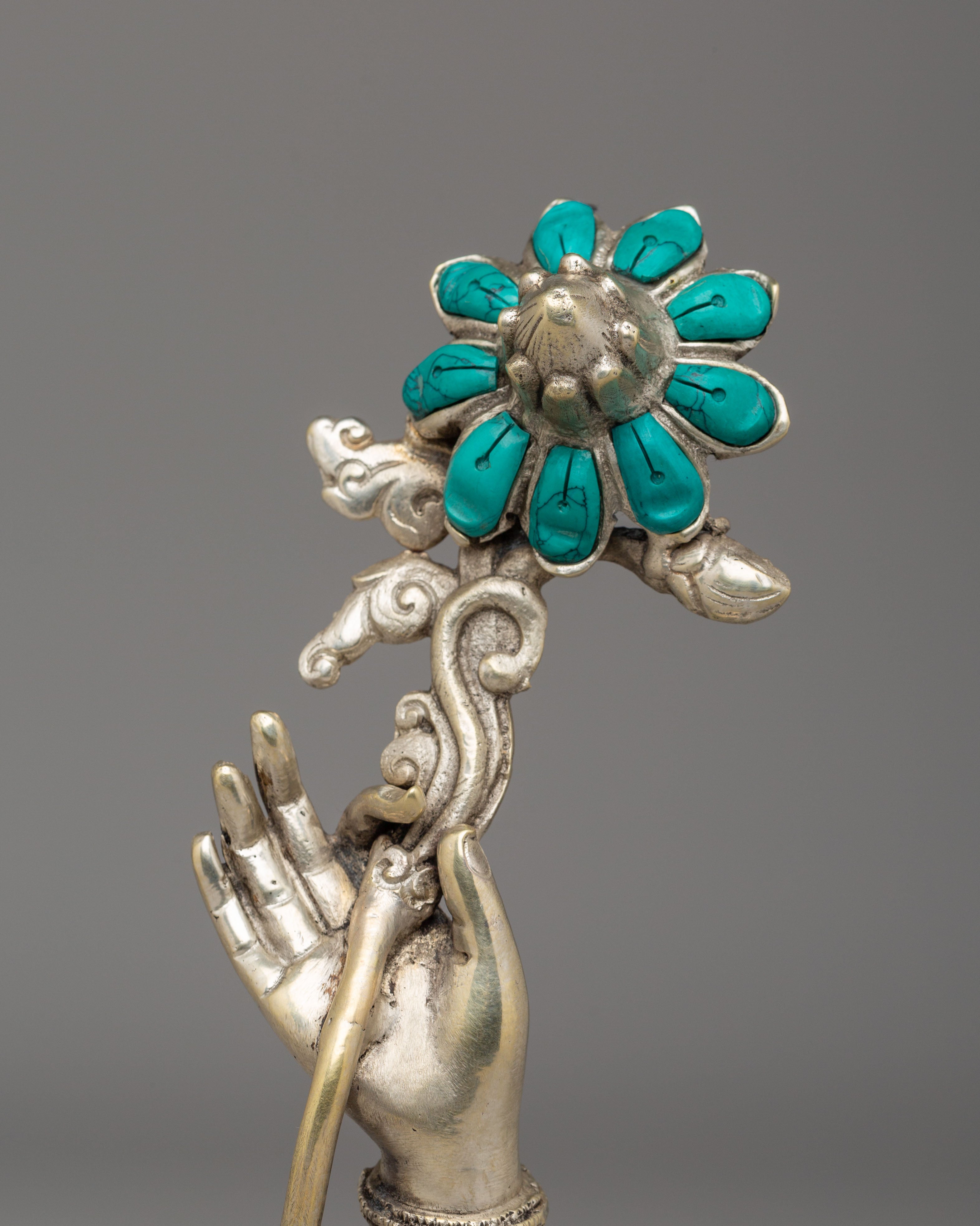 Green Tara Hand Sculpture | Perfect Spiritual Gift for Meditation