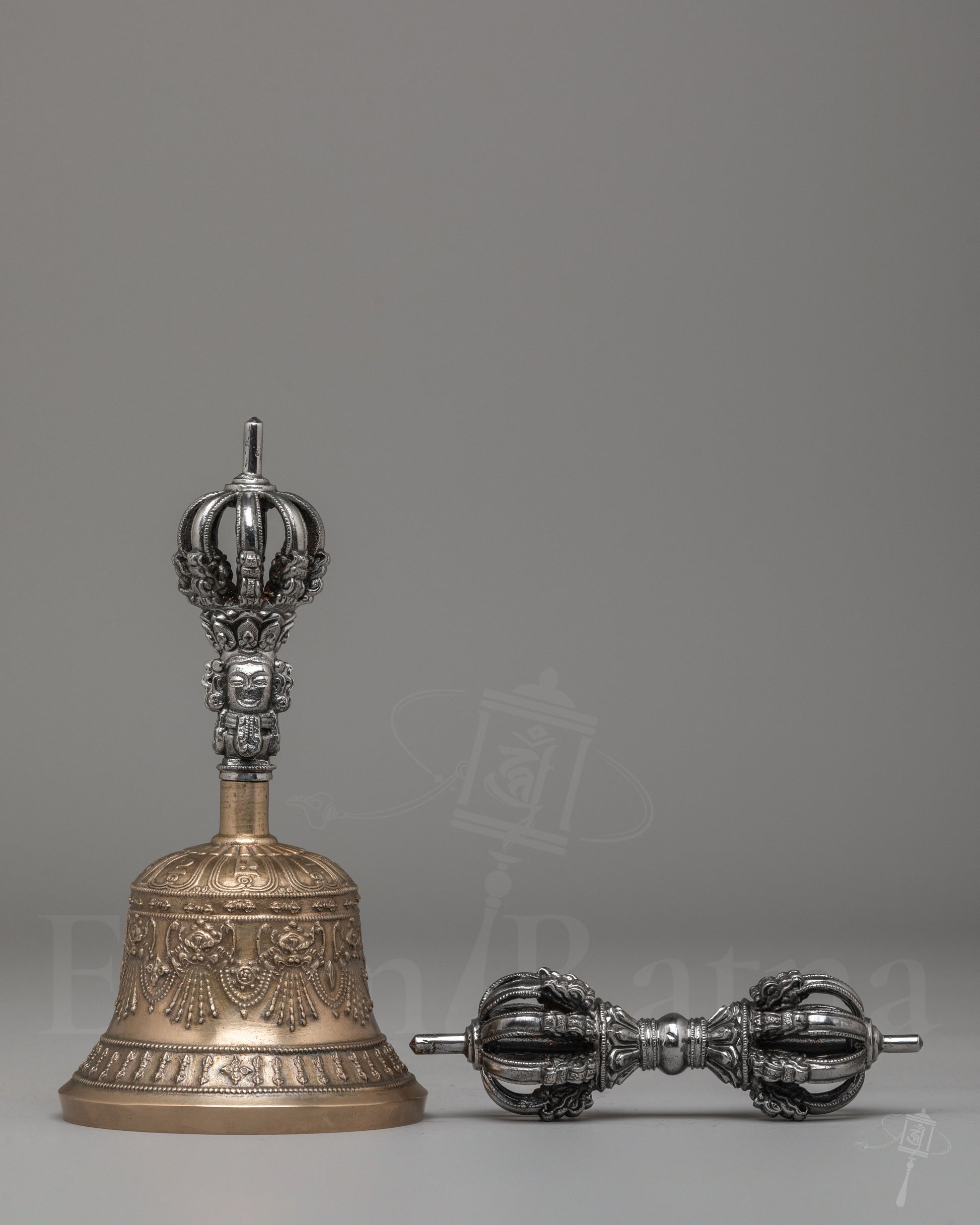 Handmade Ritual Dorje and Bell Set 