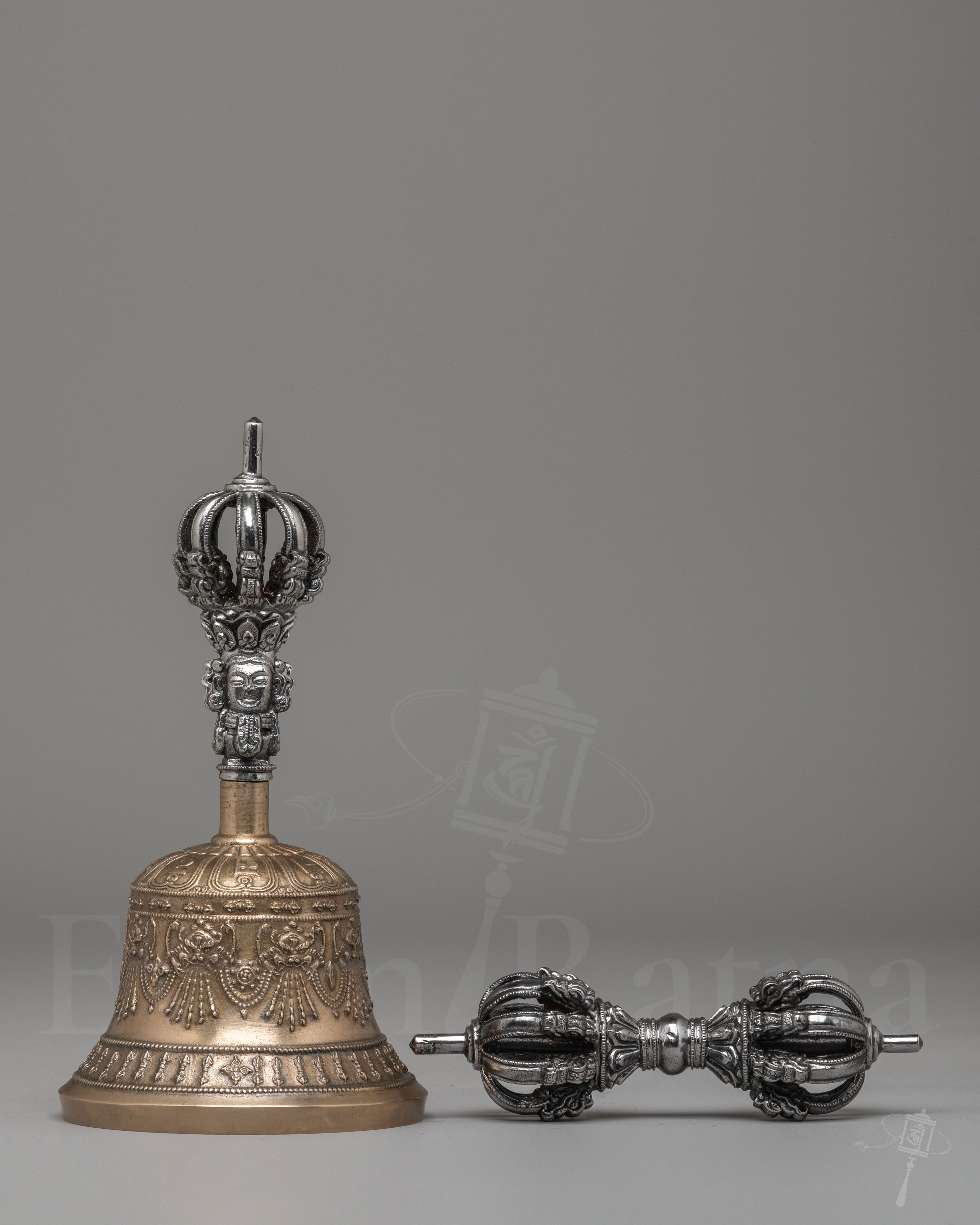 Handmade Ritual Dorje and Bell Set 