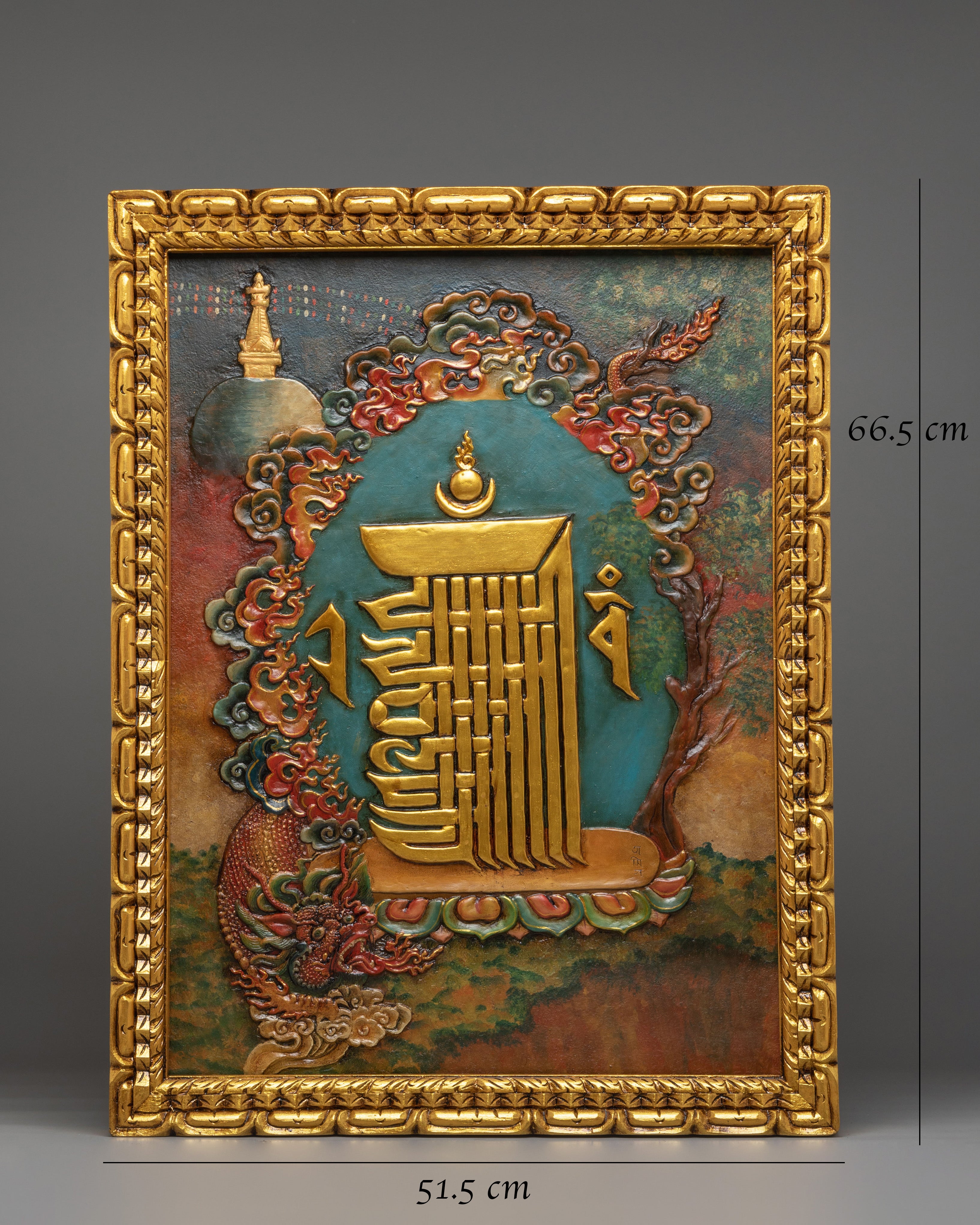 Tibetan Kalachakra Wall Hanging | Symbol of Timeless Wisdom and Spiritual Harmony