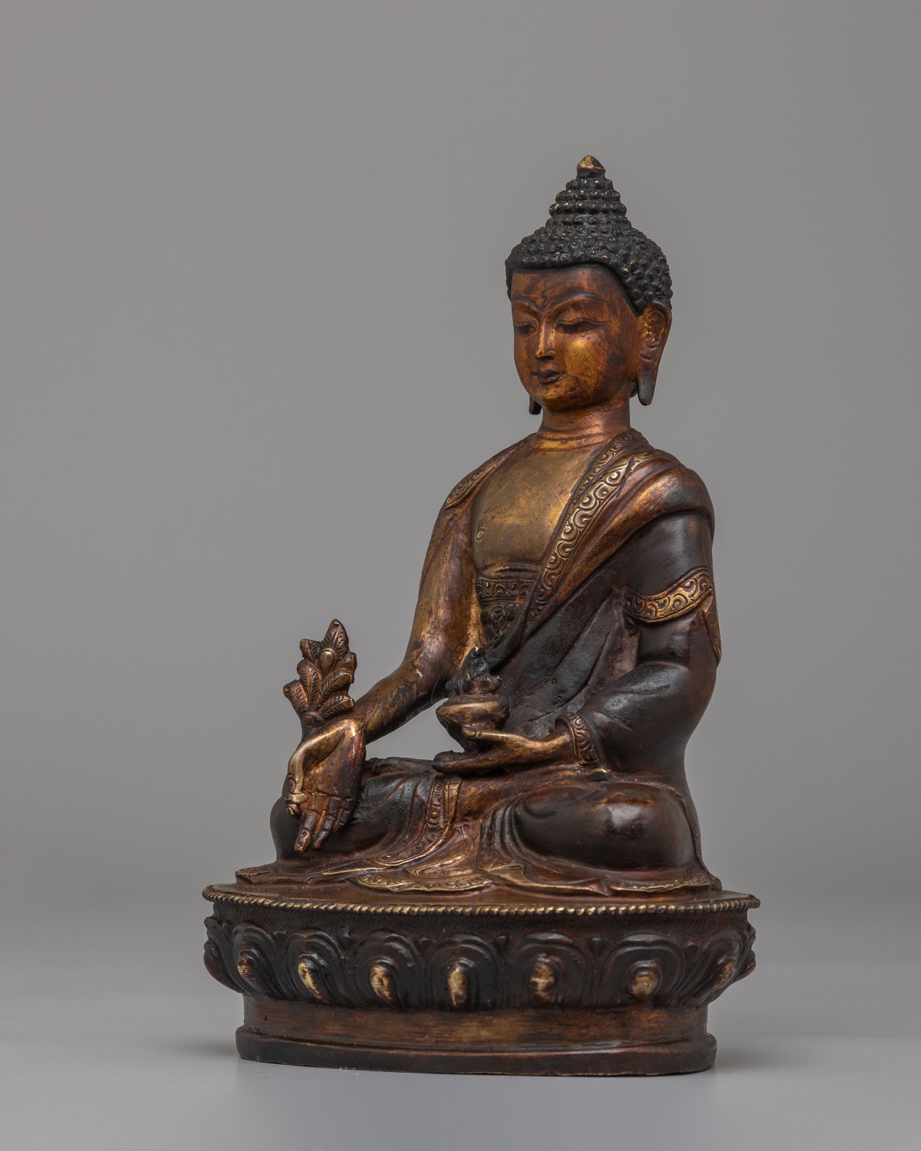 Medicine Buddha Statue for Altar | Spiritual Healing Decor