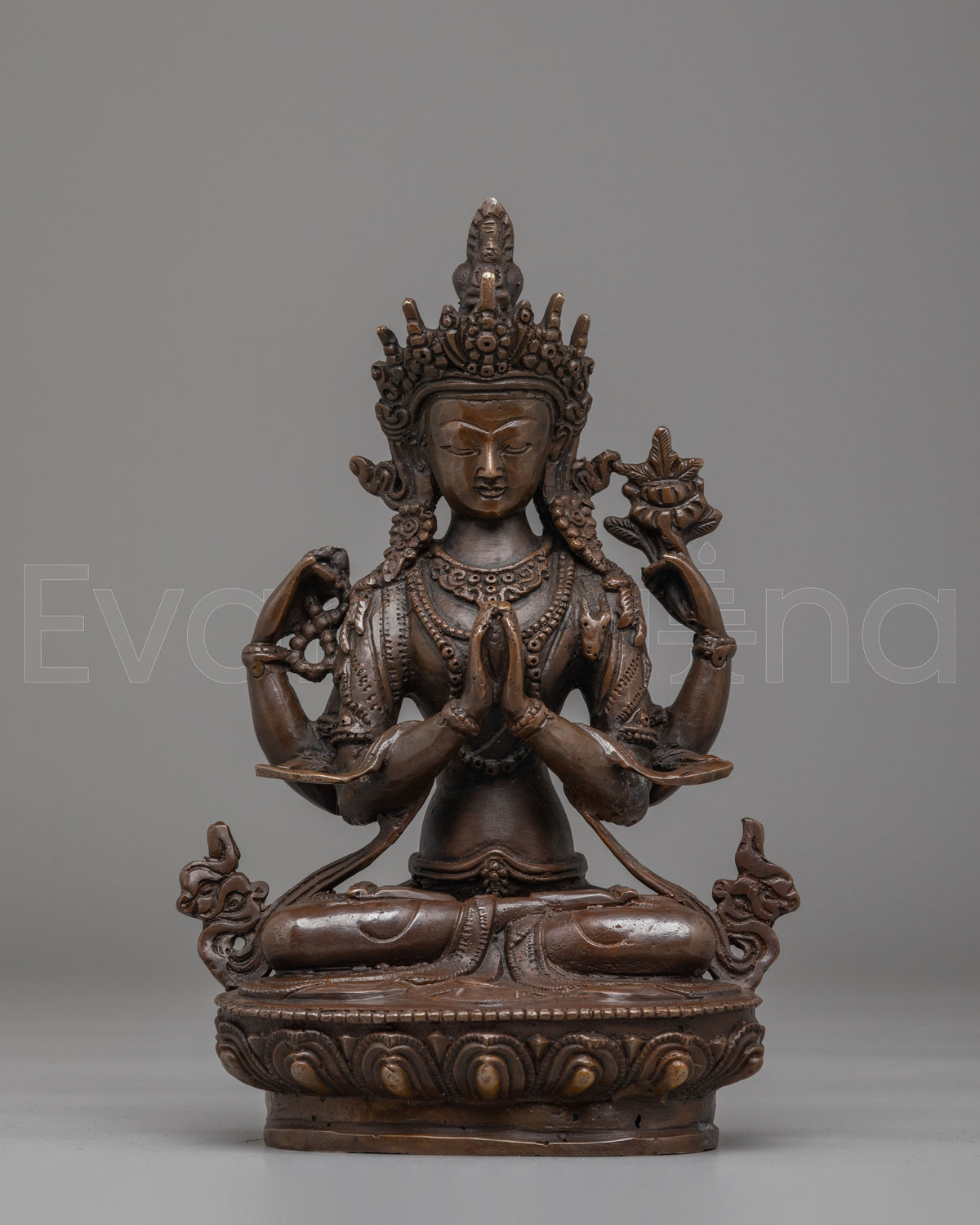 Tibetan Bodhisattva Chenrezig Statue