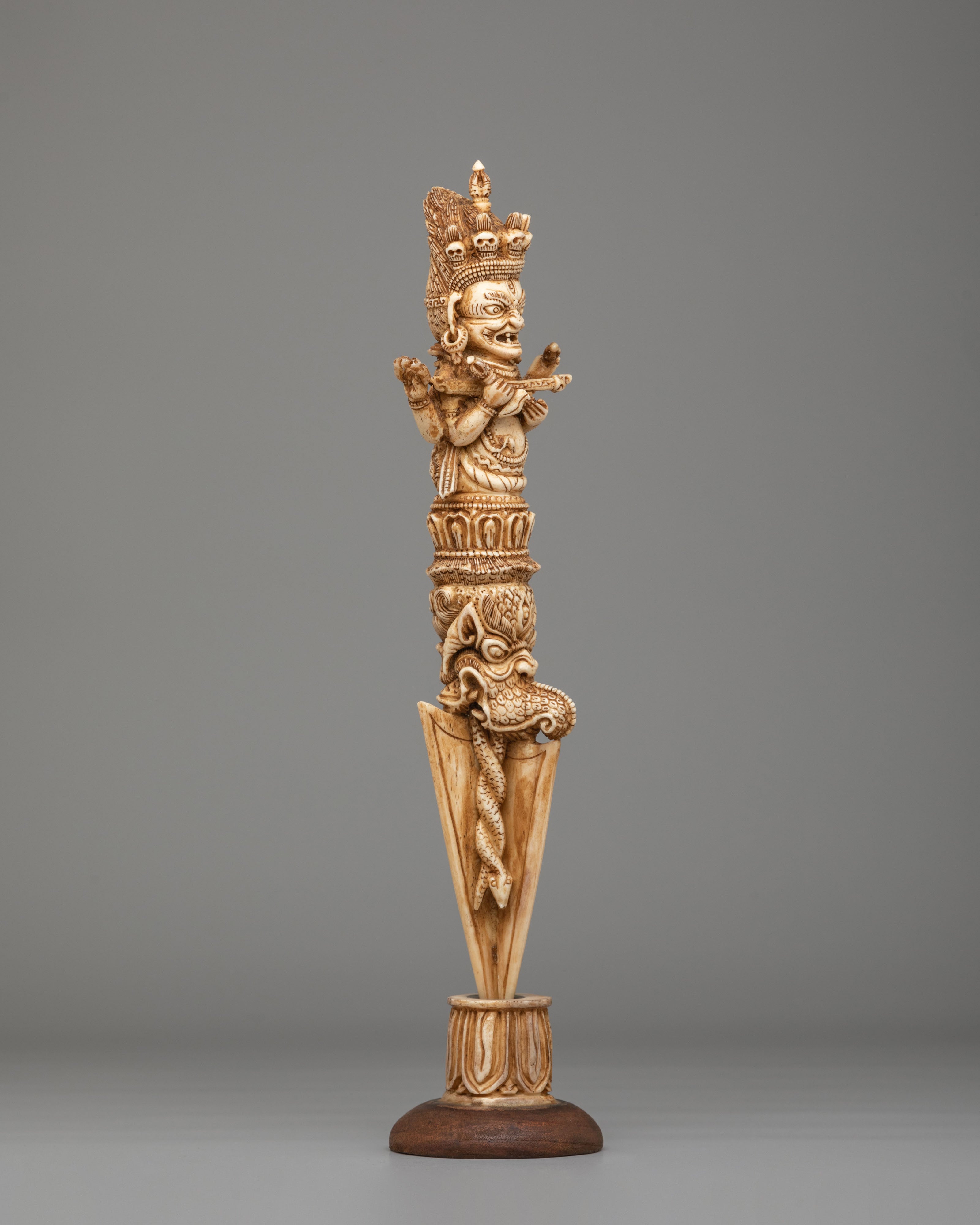 Himalayan Ritual Phurba | Sacred Buddhist Knife for Spiritual Ceremonies