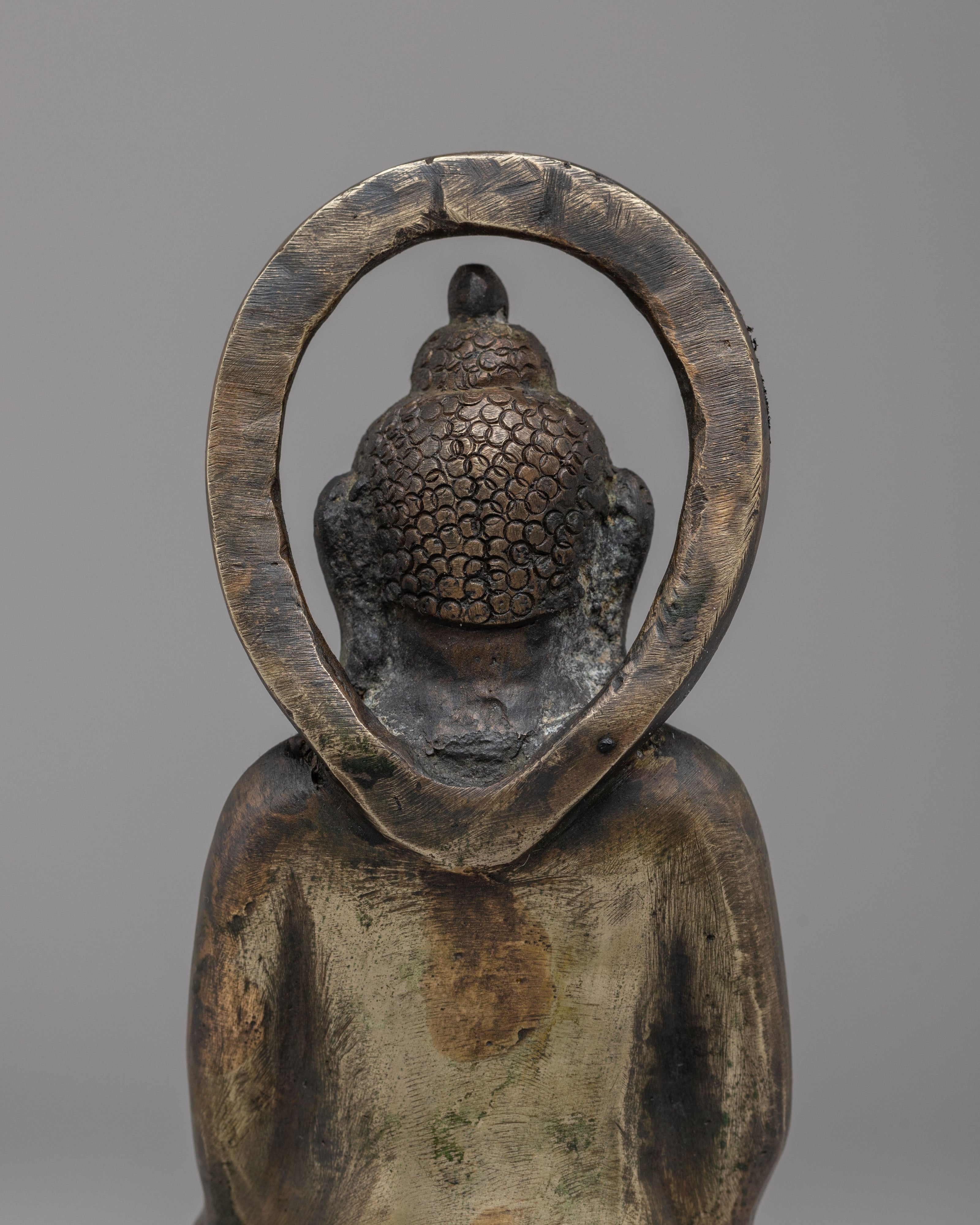 Sacred Future Buddha Statue | Maitreya Buddha Figurine for Meditation