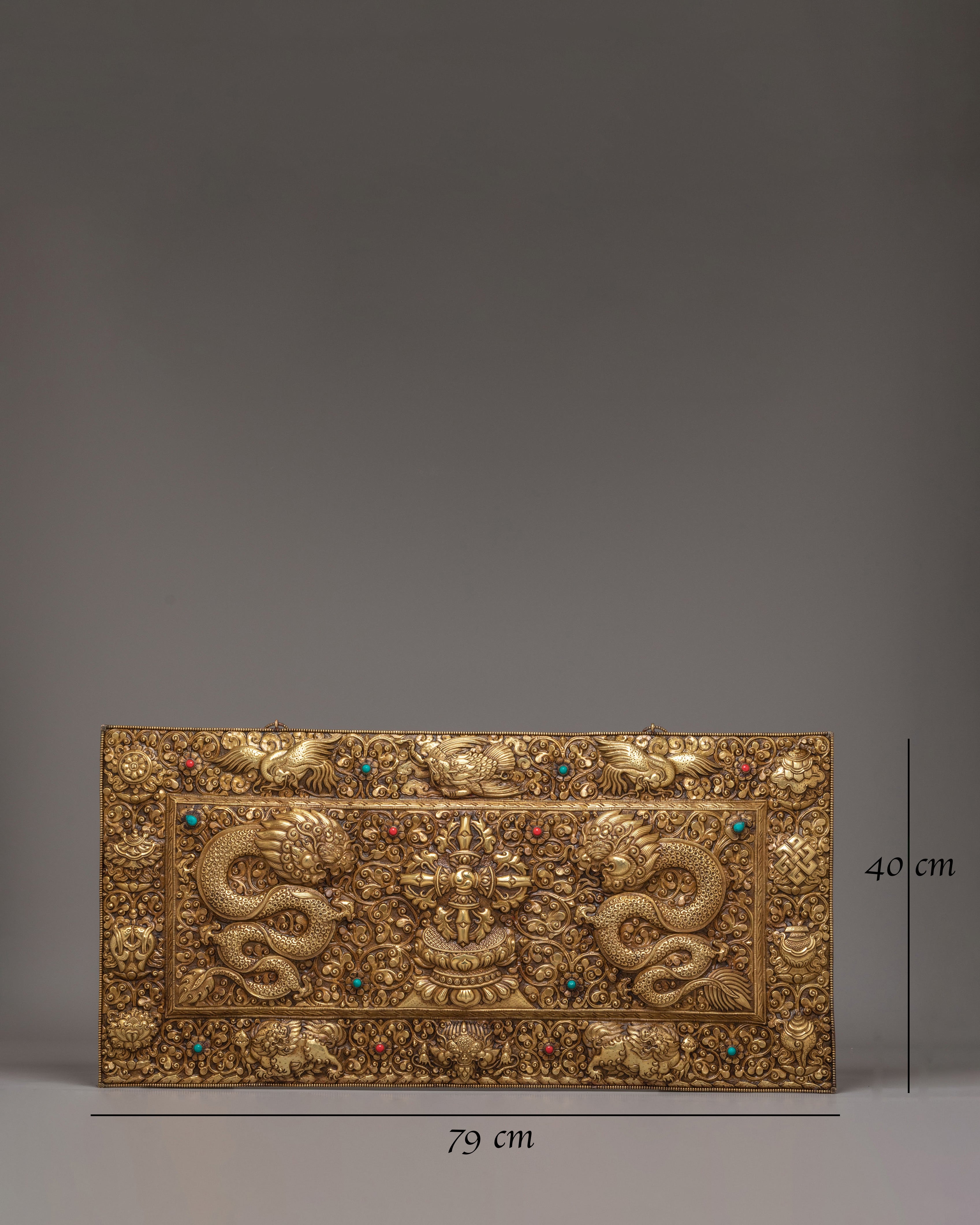 Handmade Wall Hanging with Biswo Vajra | Symbol of Protection and Spiritual Strength