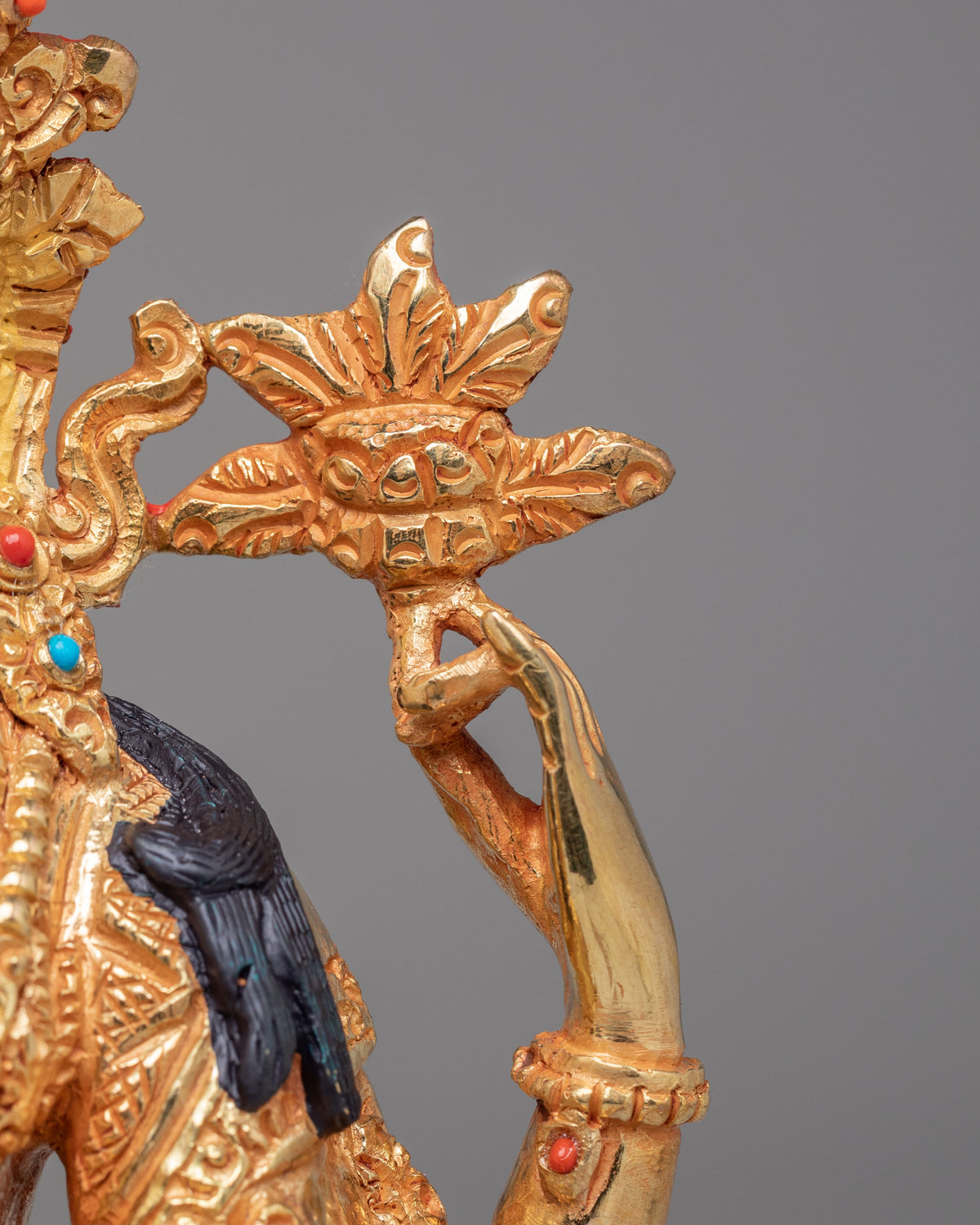 Sacred Chenrezig Deity Statue | Traditional Himalayan Artwork