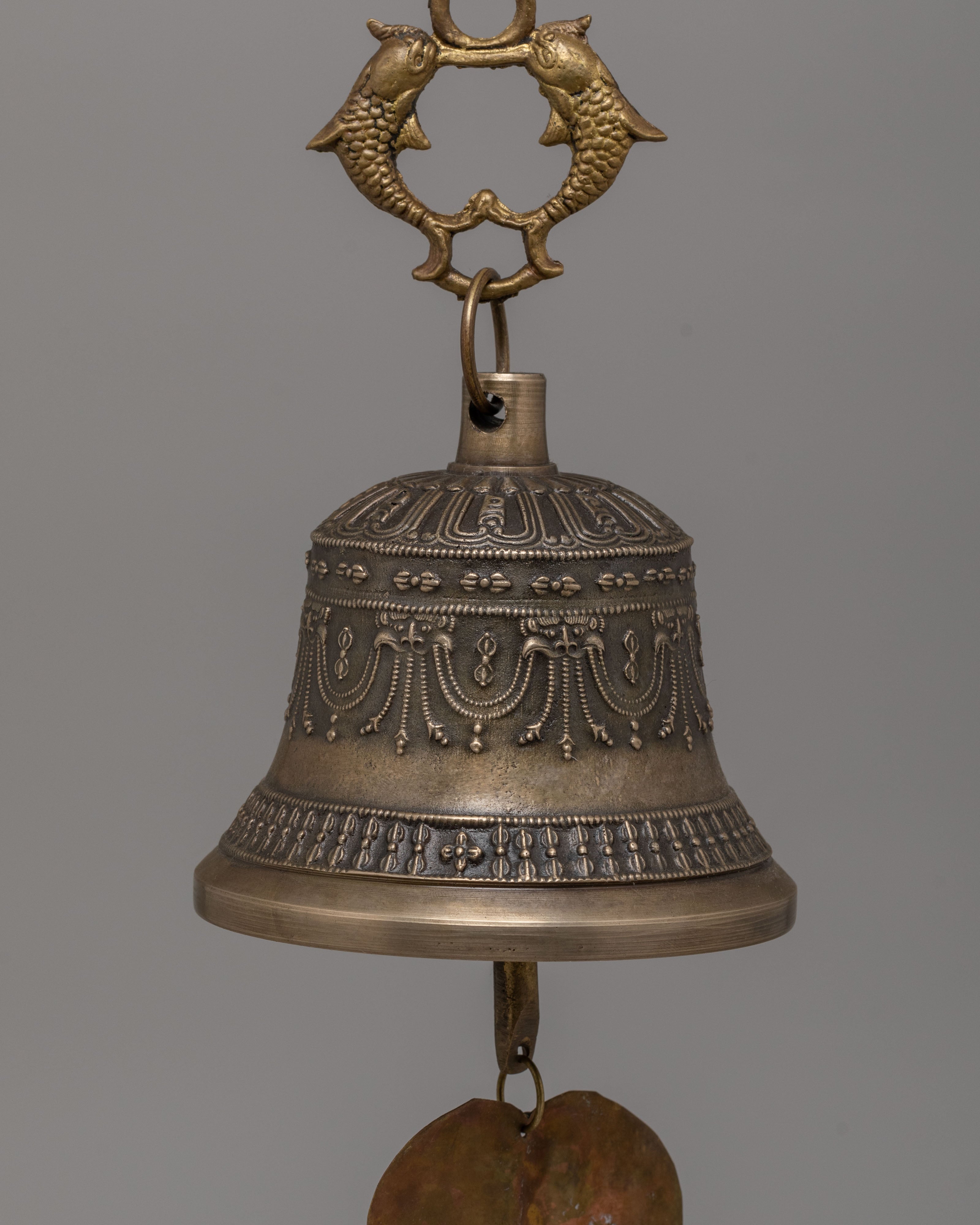 Decorative Hanging Bell | Traditional Buddhist Altar Decor