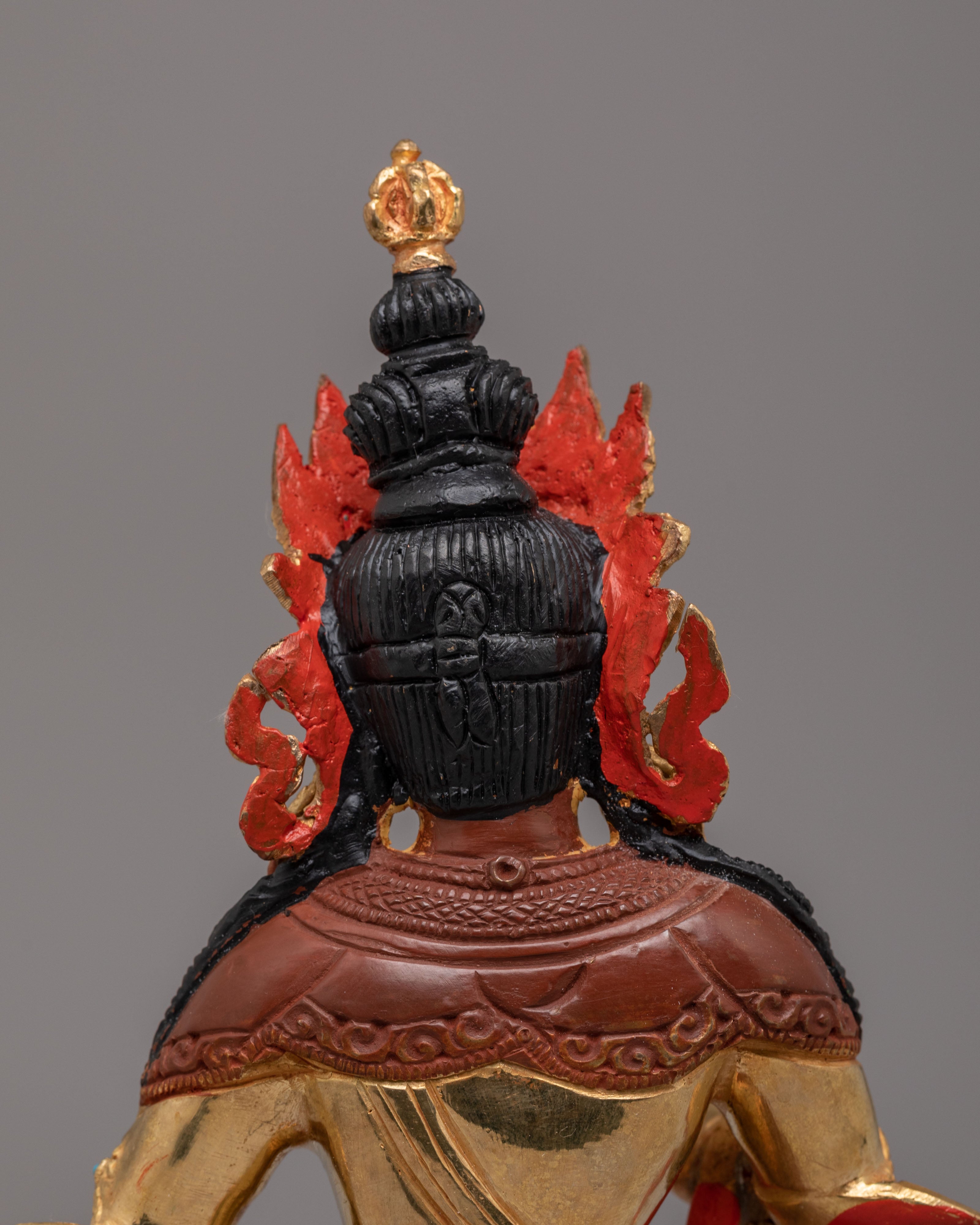 Sacred Vajrasattva Sculpture | Handcrafted Tibetan Artwork for Meditation