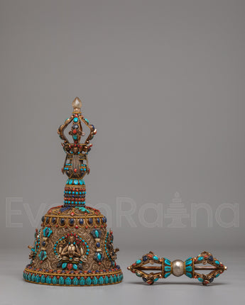 Tibetan Bell and Vajra Set