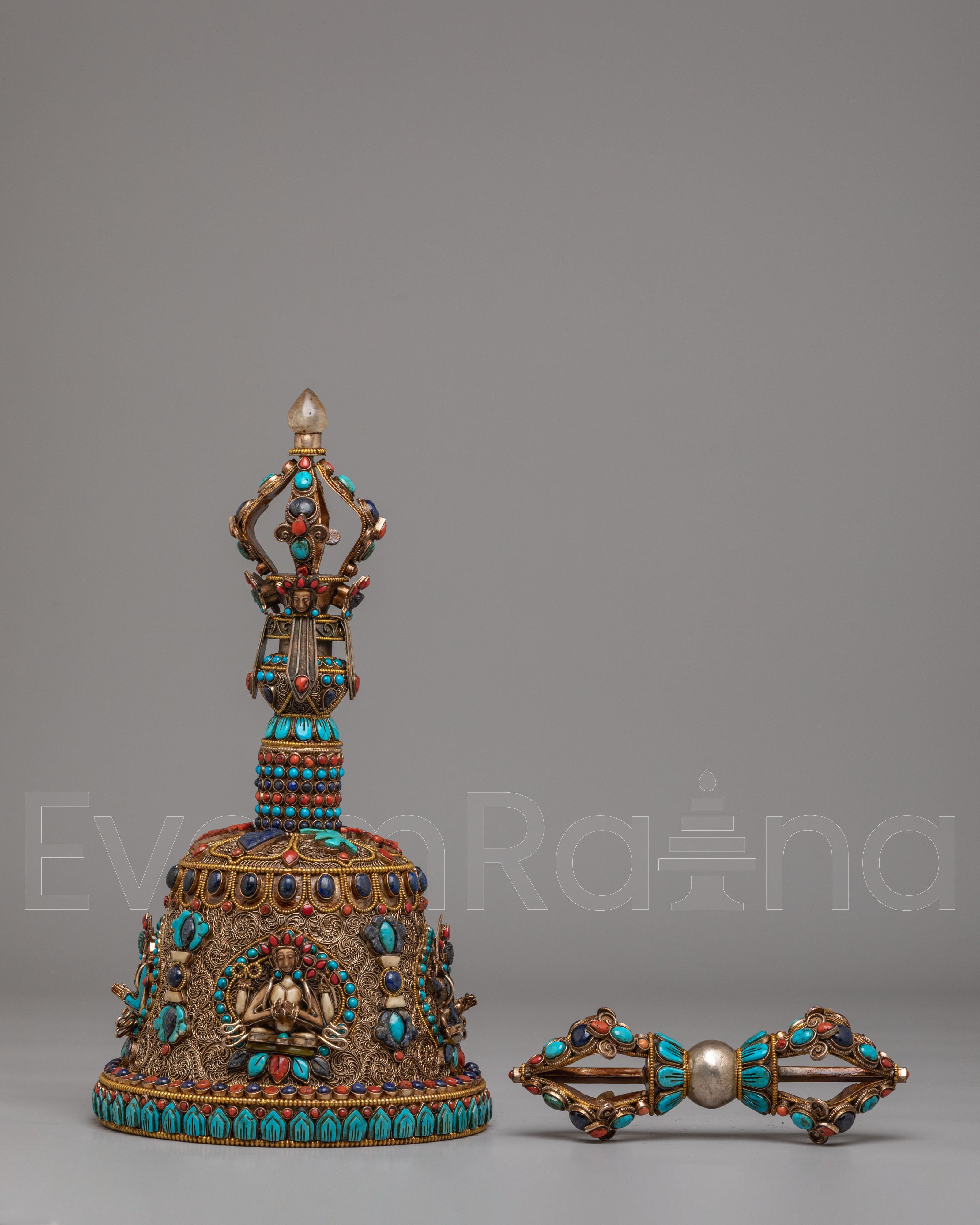 Tibetan Bell and Vajra Set
