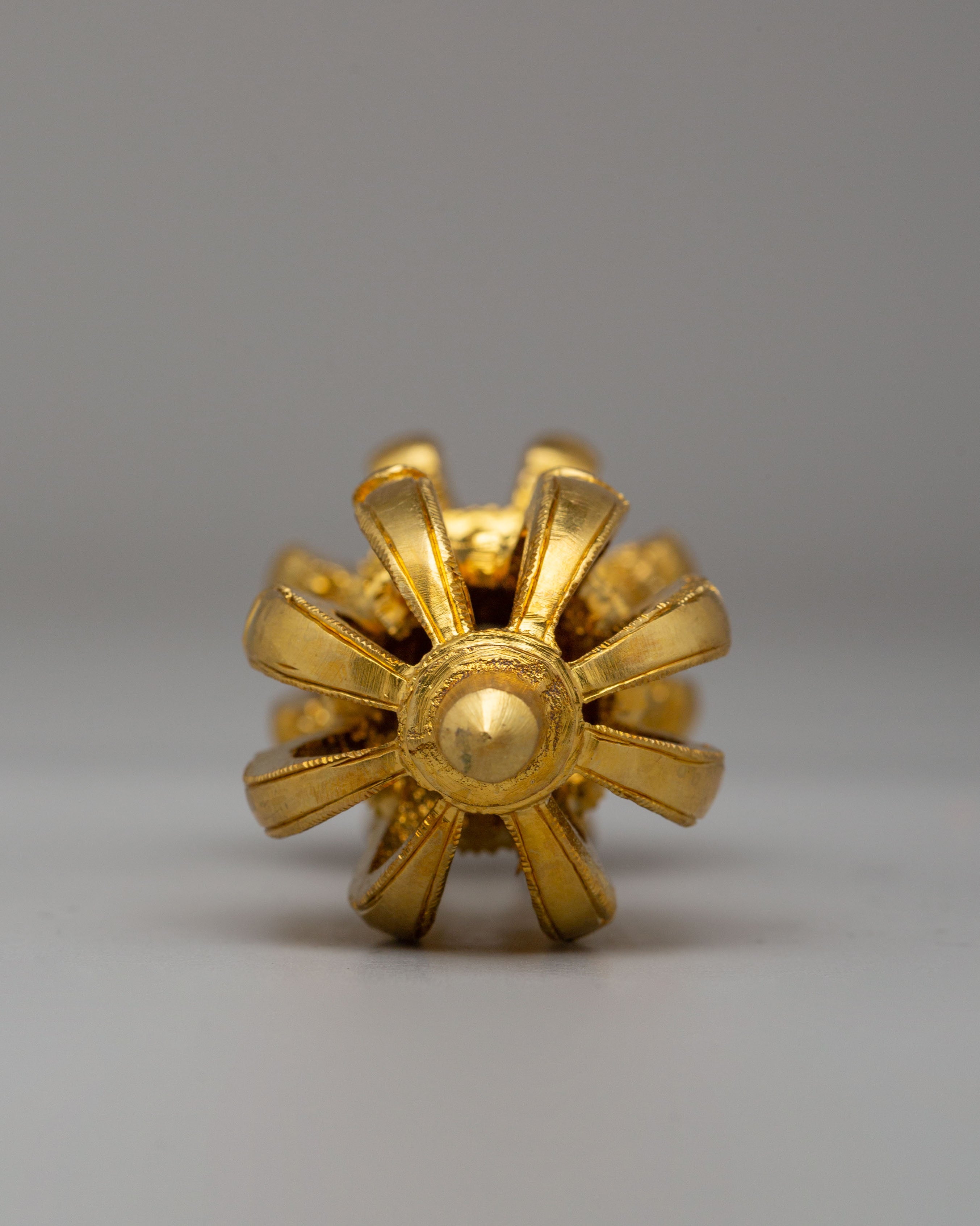 Handcrafted Vajra and Bell Set | Sacred Vajrayana Meditation Tools for Altar Practice
