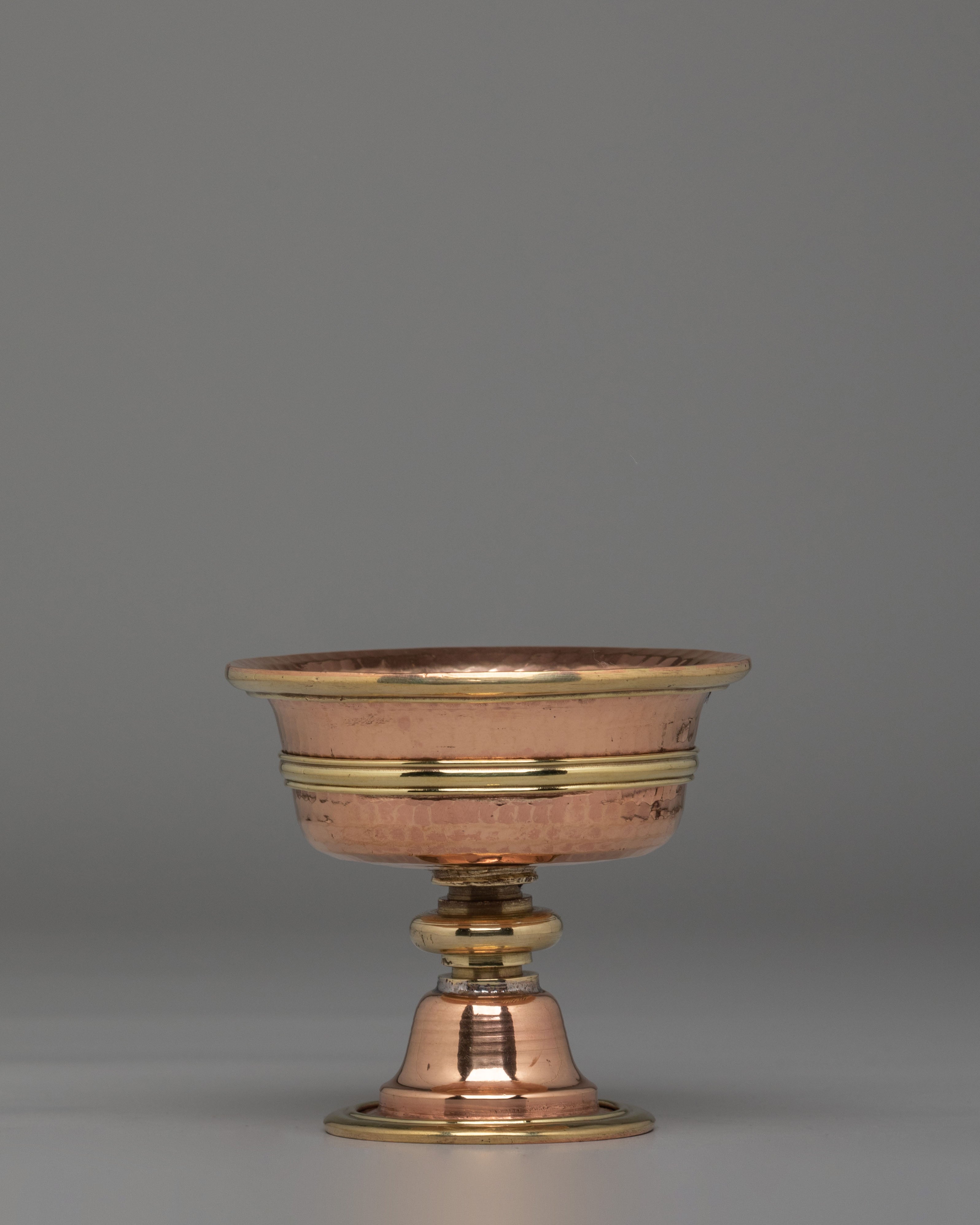 Butter Lamp Set For Spiritual Practice | Copper & Brass Butter Lamps
