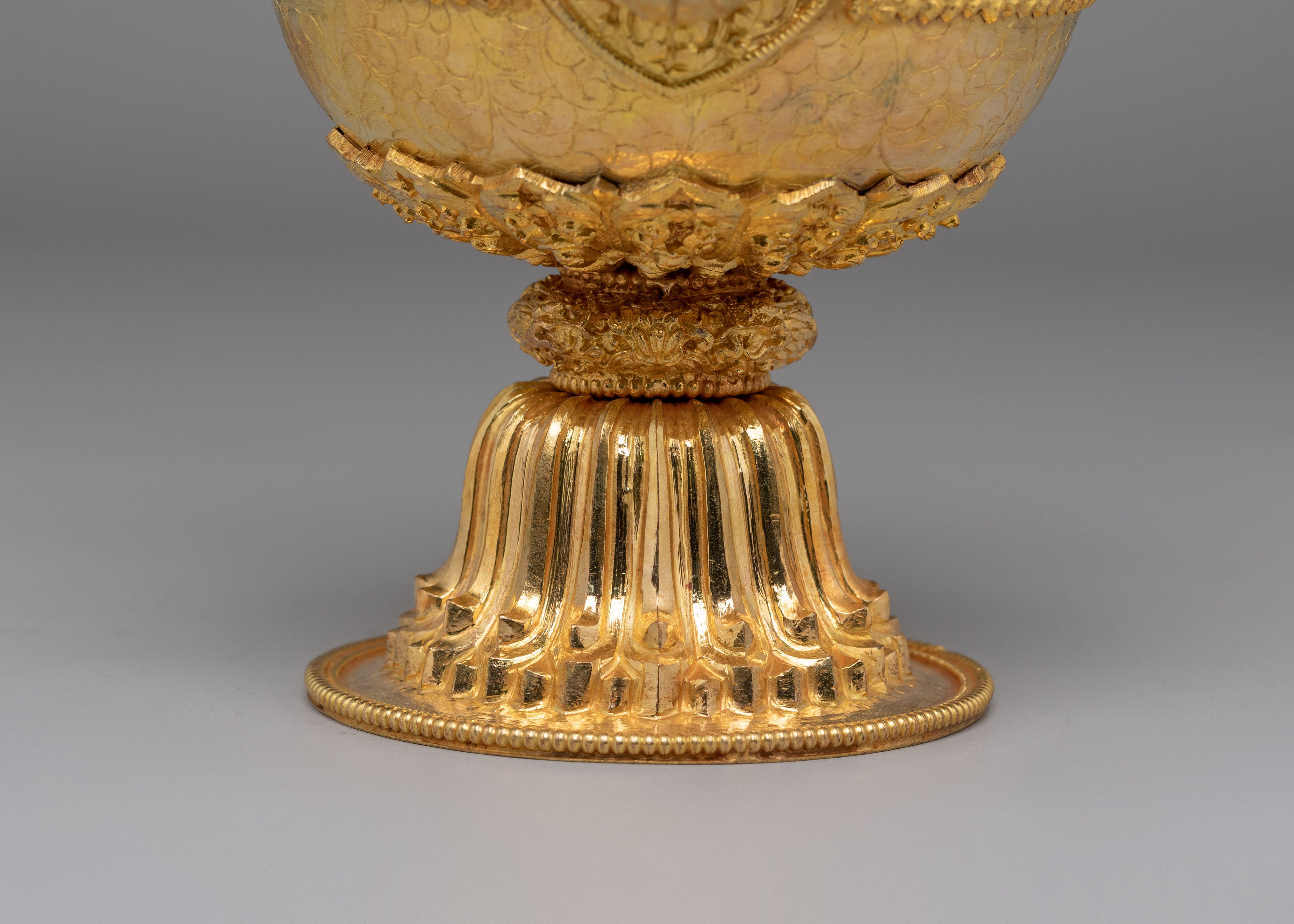 Kundika Water Vessel | Gold Plated Copper Body for Ritual Use
