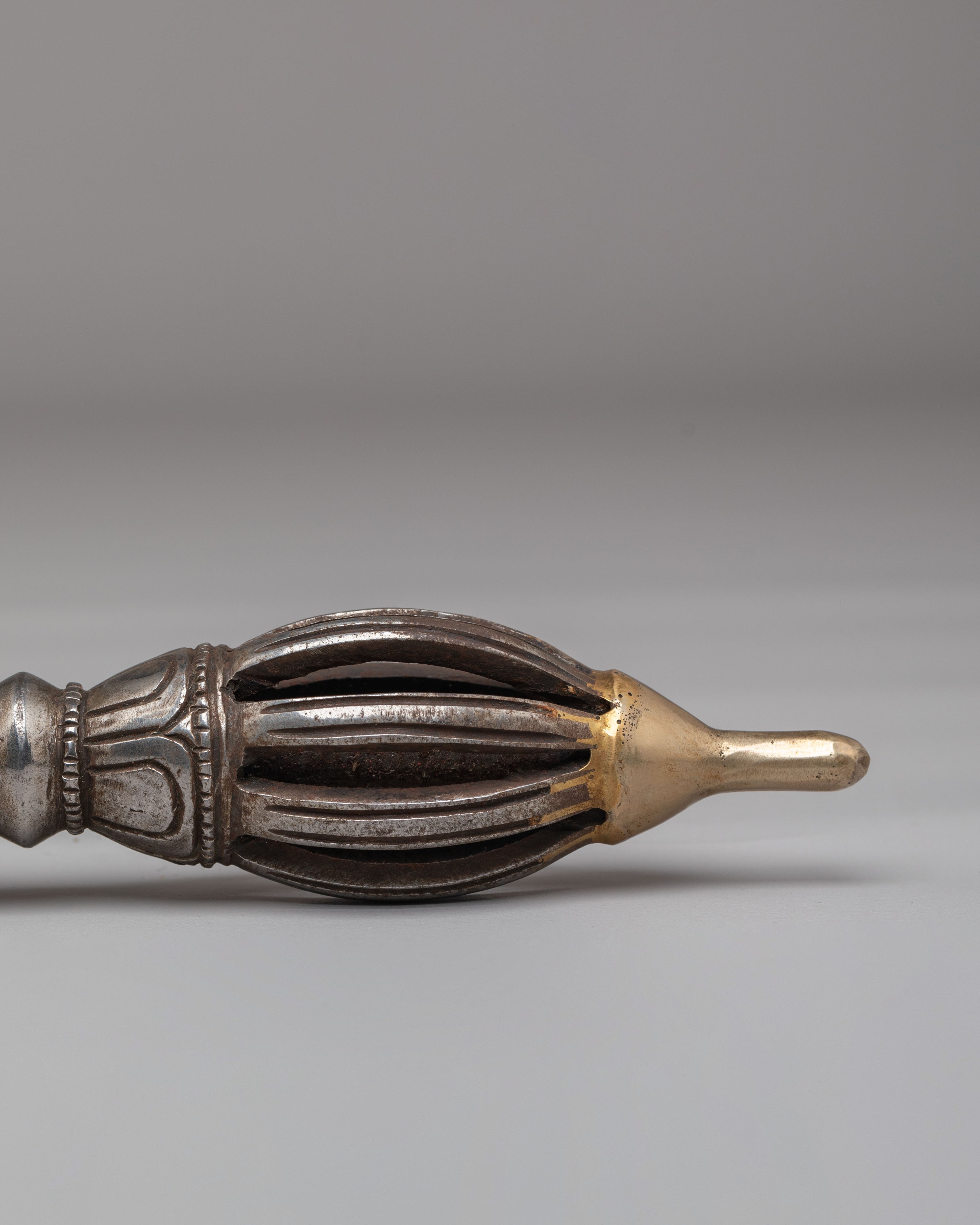 Traditional Tibetan Vajra Ritual Tool | Spiritual Energy Tool for Meditation