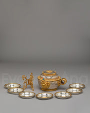 Handcrafted Water Offering Bowls 