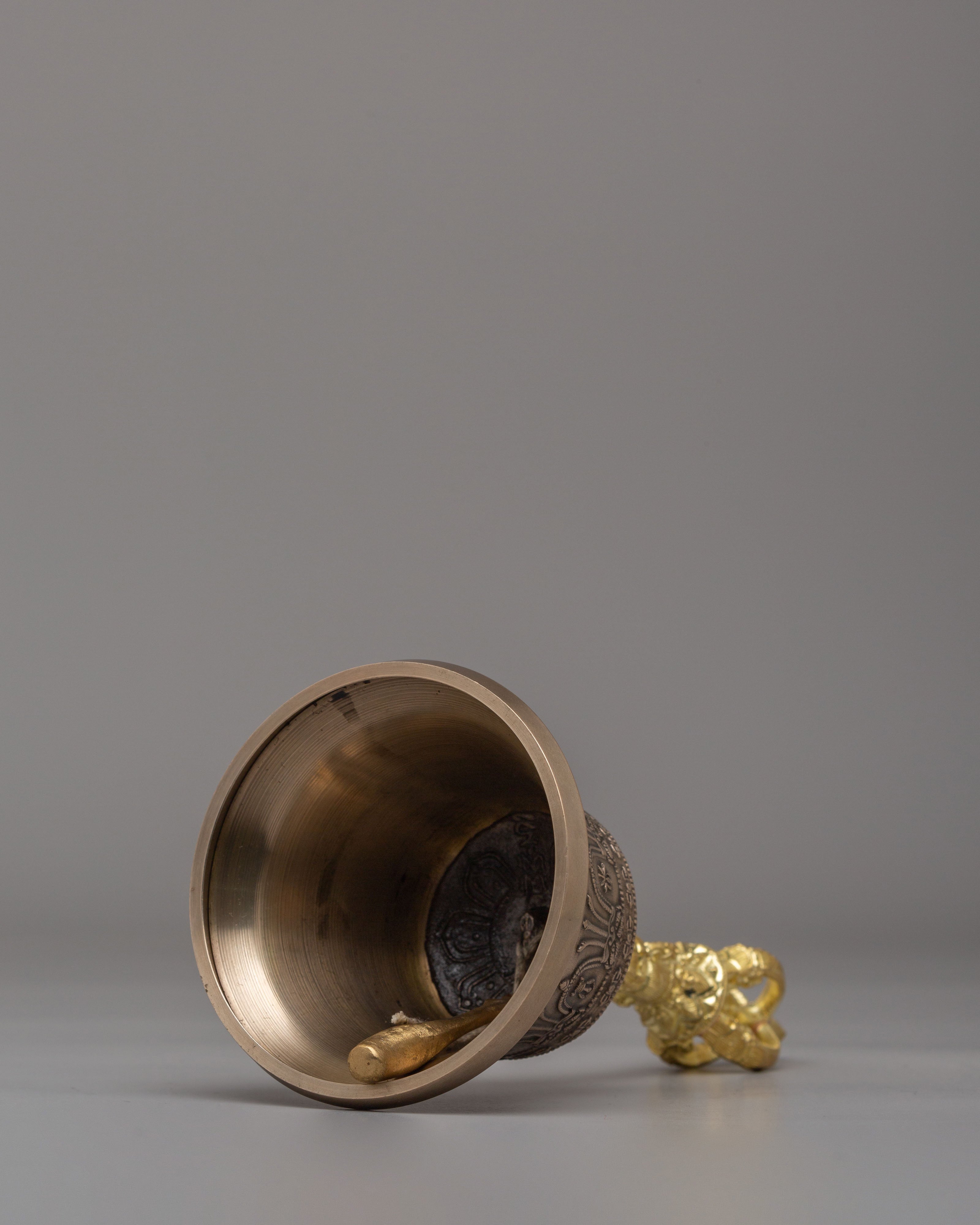 Tibetan Vajra and Bell Ritual Set | Handcrafted Buddhist Ceremonial Tools