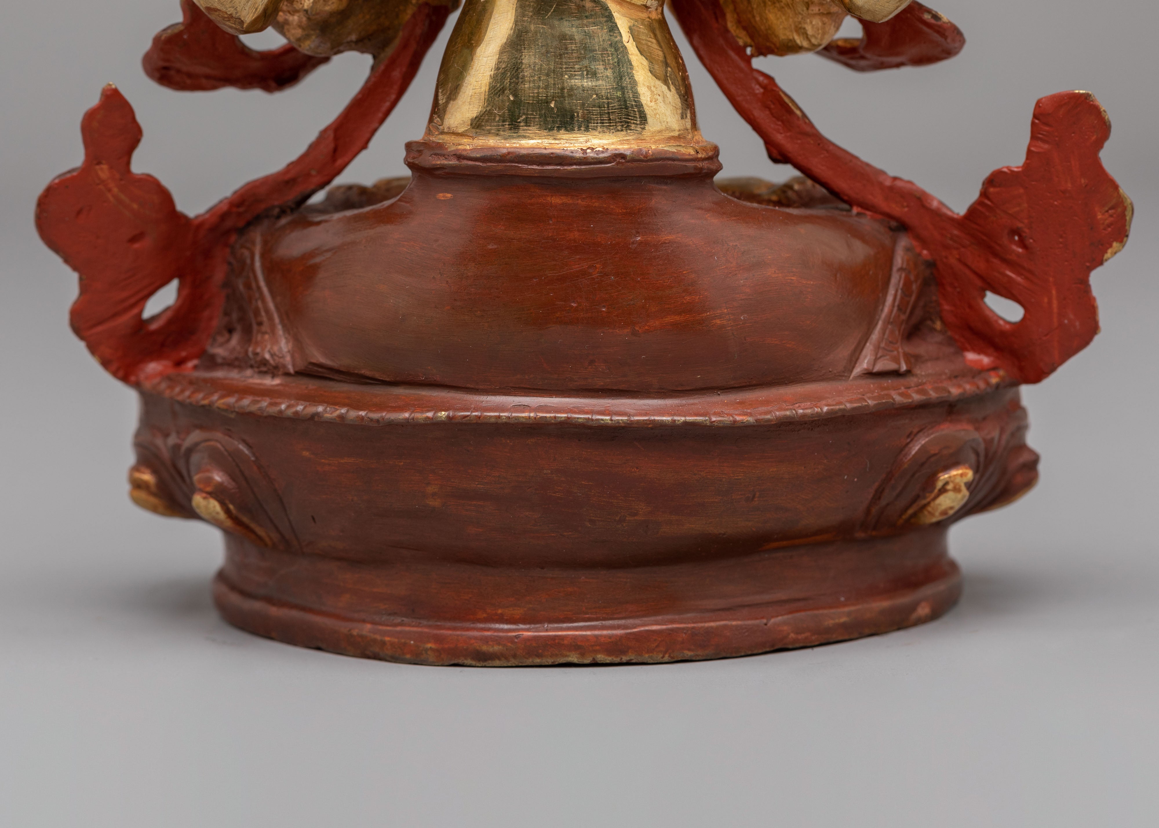 Buddhist Chenrezig Statue | Handcrafted Copper Statue for Meditation