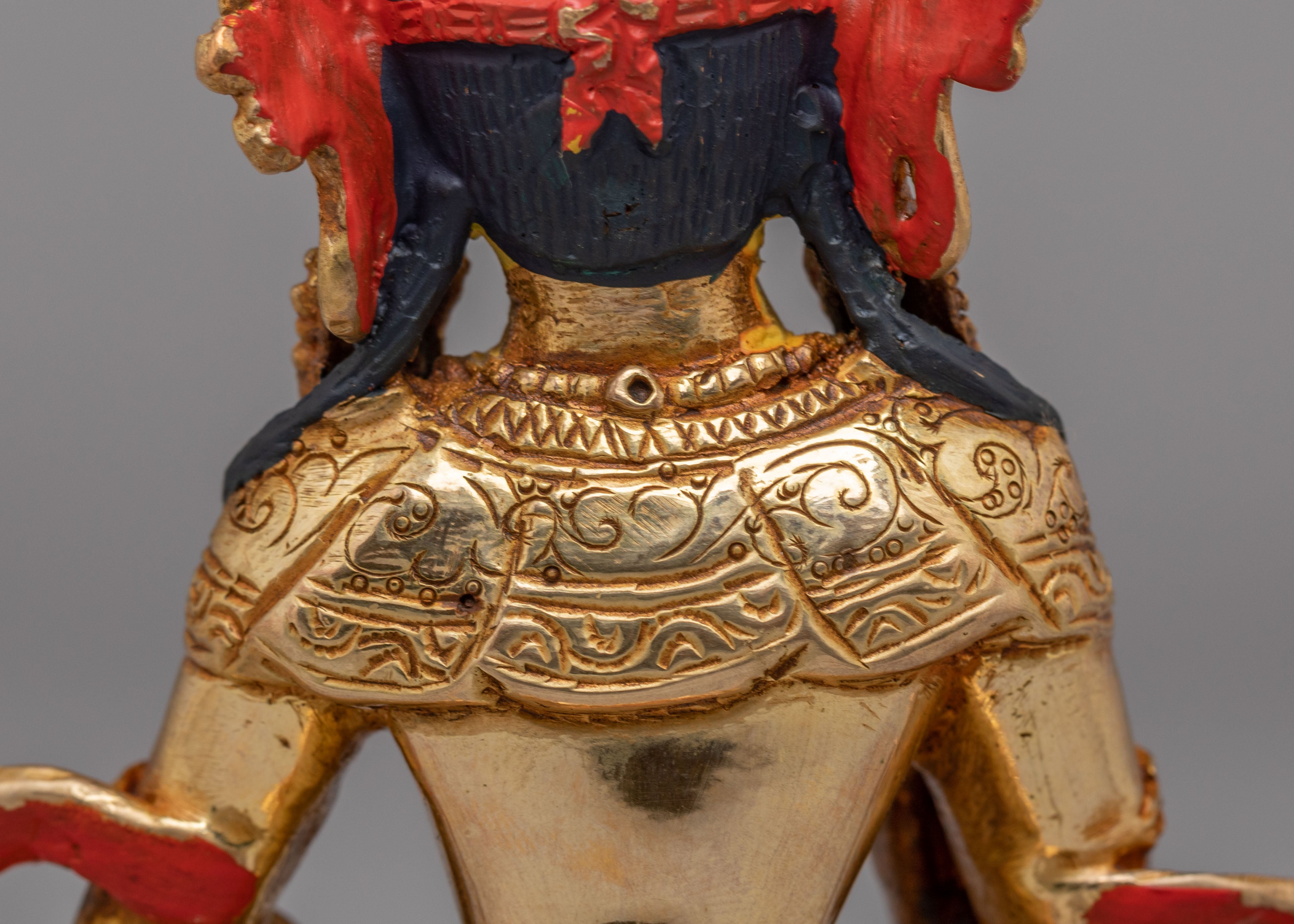 Tibetan Vajrasattva Statue for Purification | Handcrafted Buddhist Sculpture