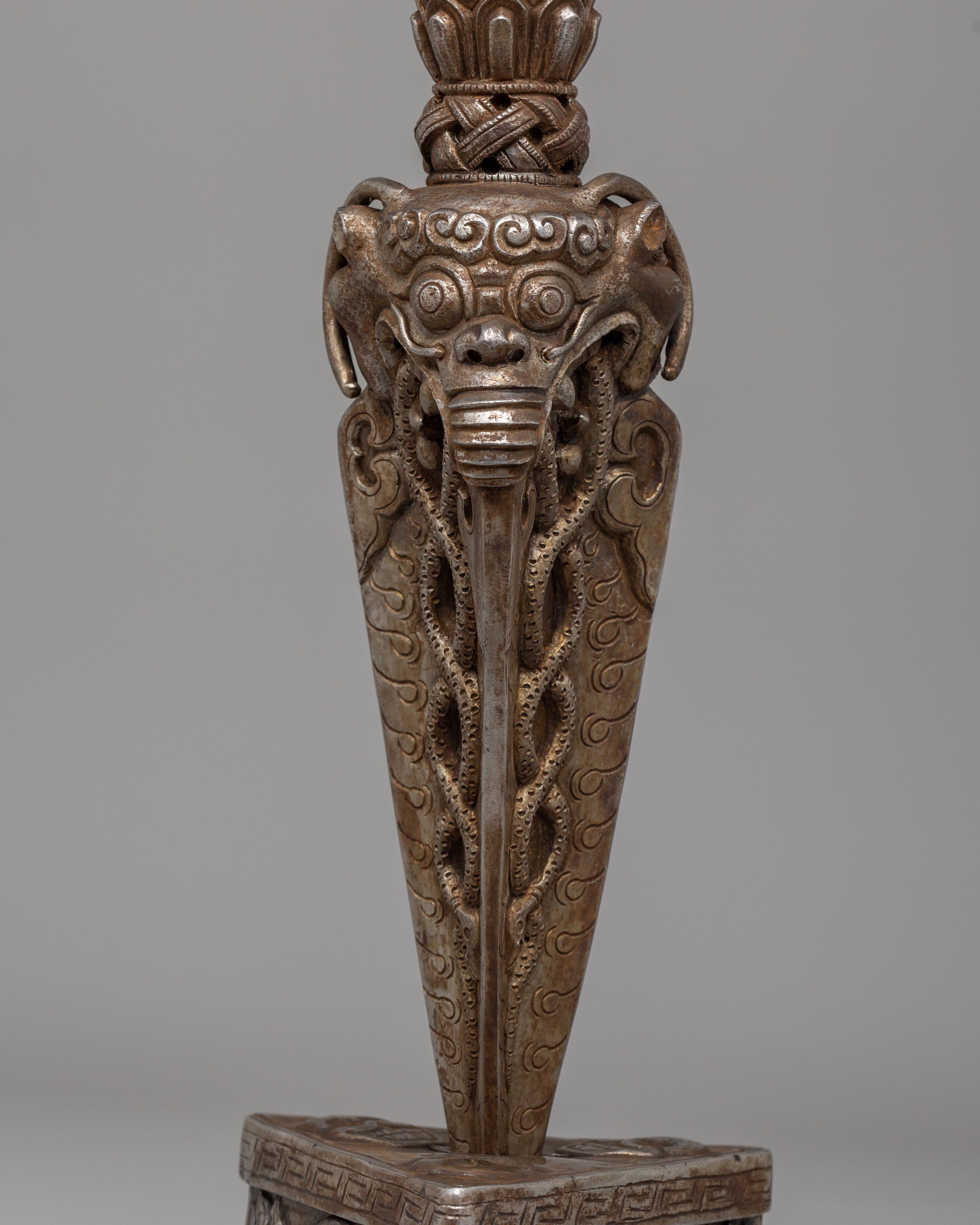 Handcrafted Sacred Ritual Phurba | Buddhist Ritual Dagger