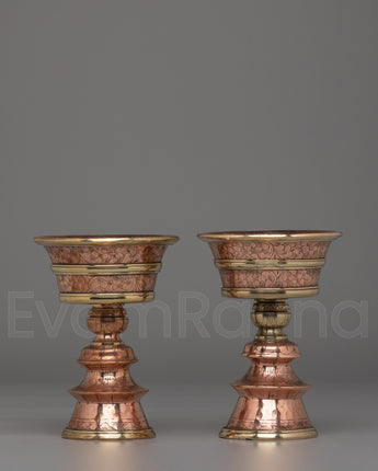 Tibetan Butter Lamp for Altar Offering