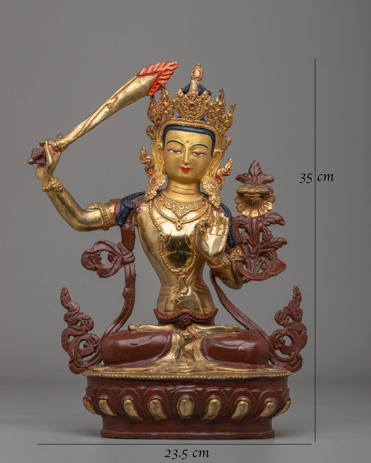 Manjushri Meditation Statue | Symbol of Wisdom & Enlightenment