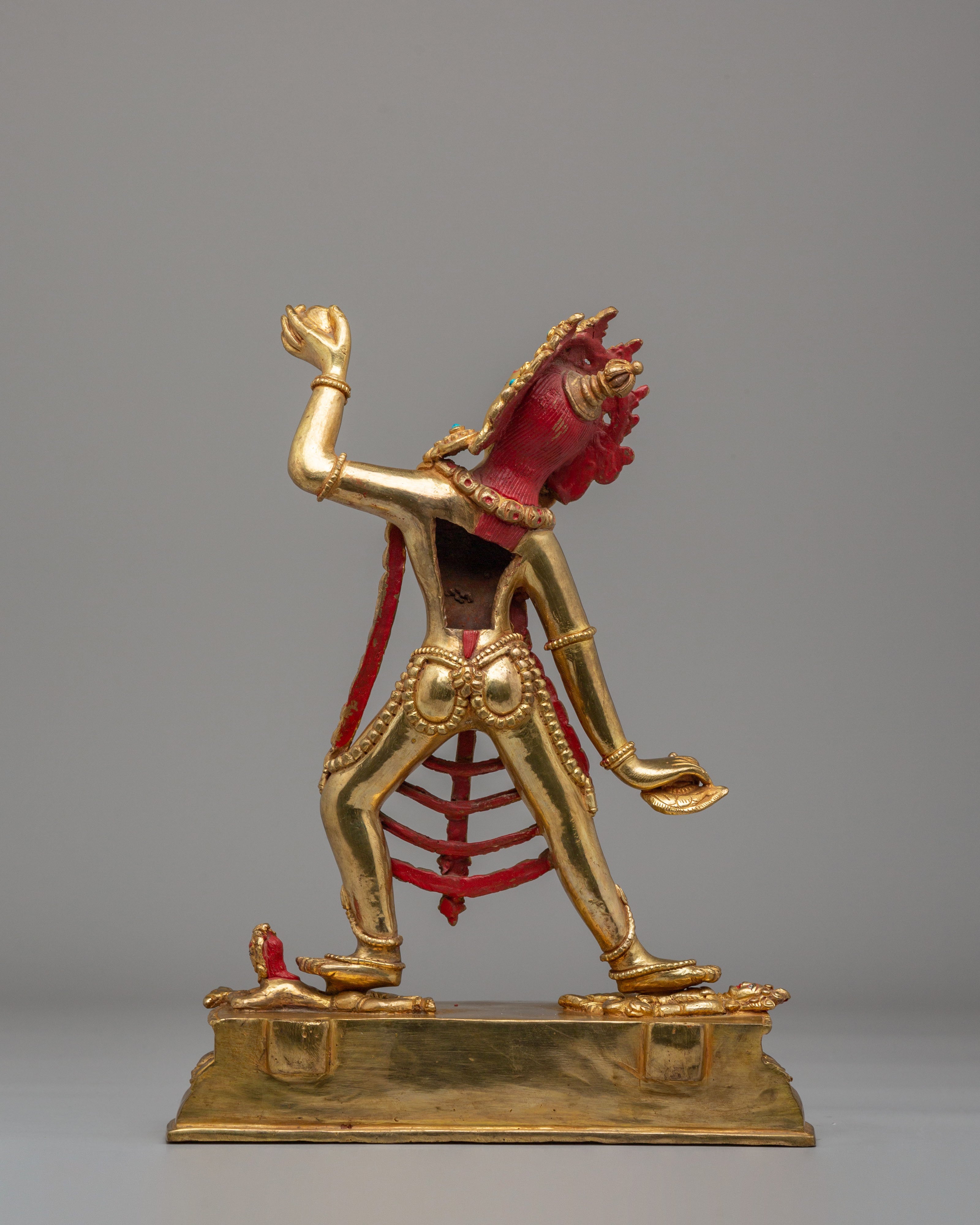 Sacred Himalayan Vajrayogini Deity Statue | Tibetan Buddhist Goddess Artwork