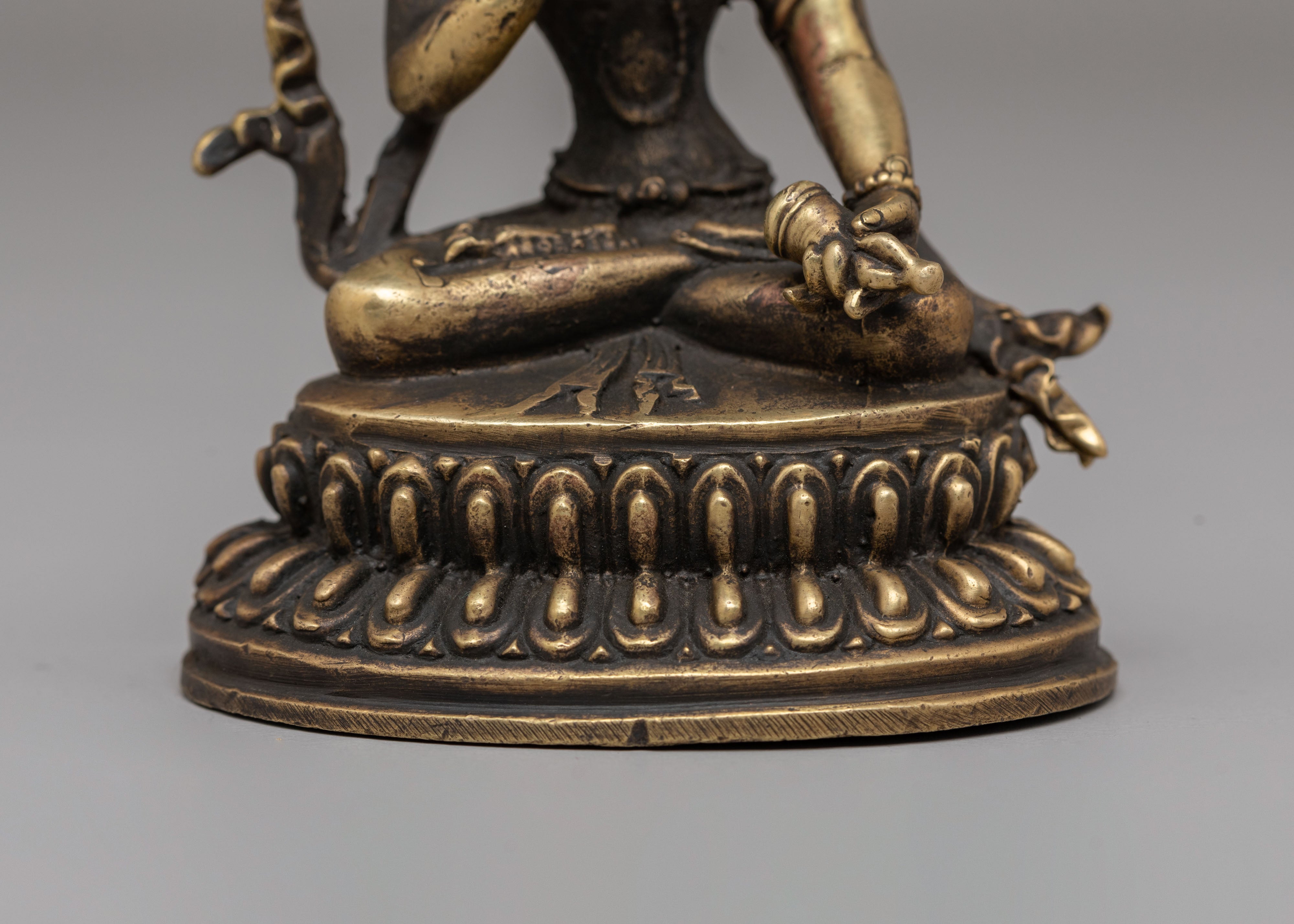 Handcrafted Sacred Vajrasattva Statue | Tibetan Buddhist Purification Deity