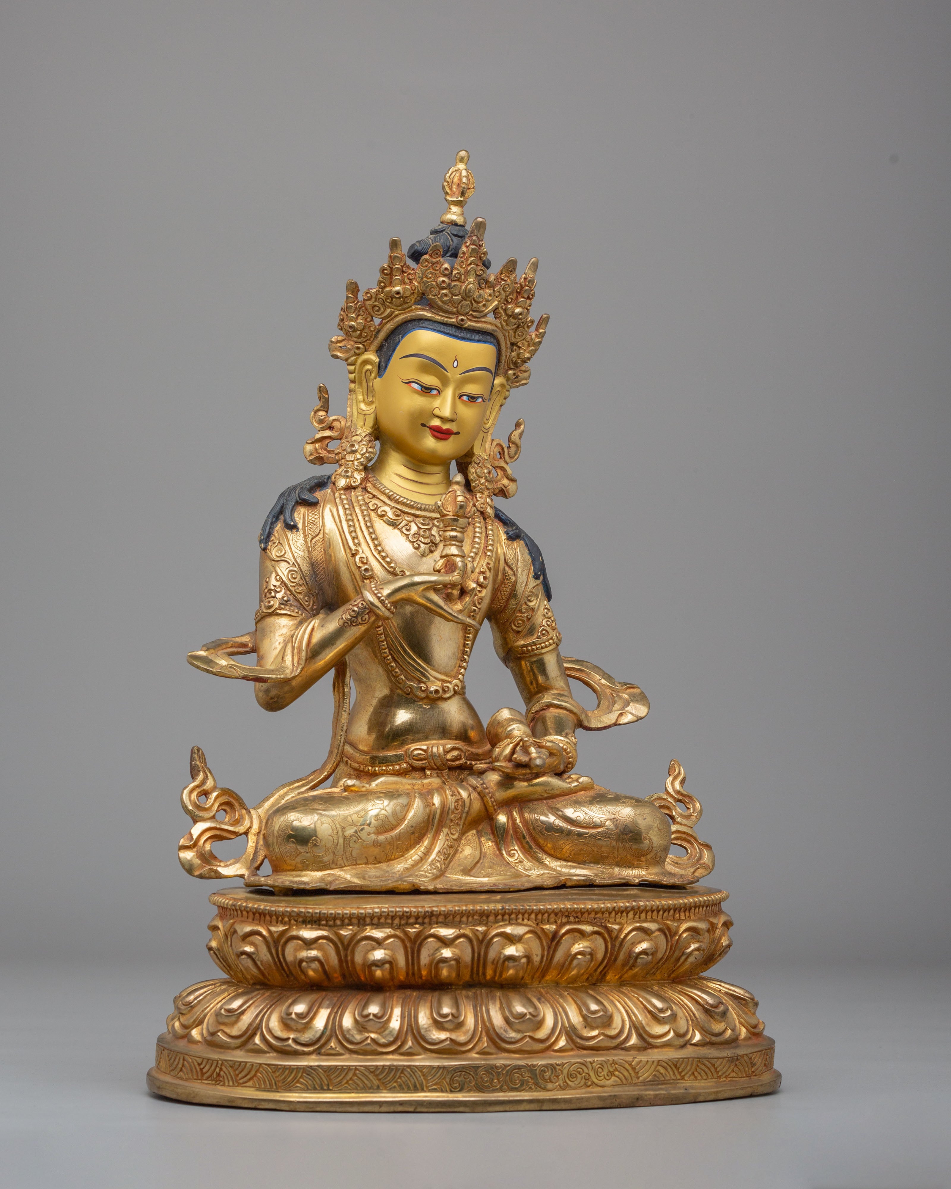 24K  Vajrasattva Buddhist Sculpture | A Symbol of Purification and Enlightenment