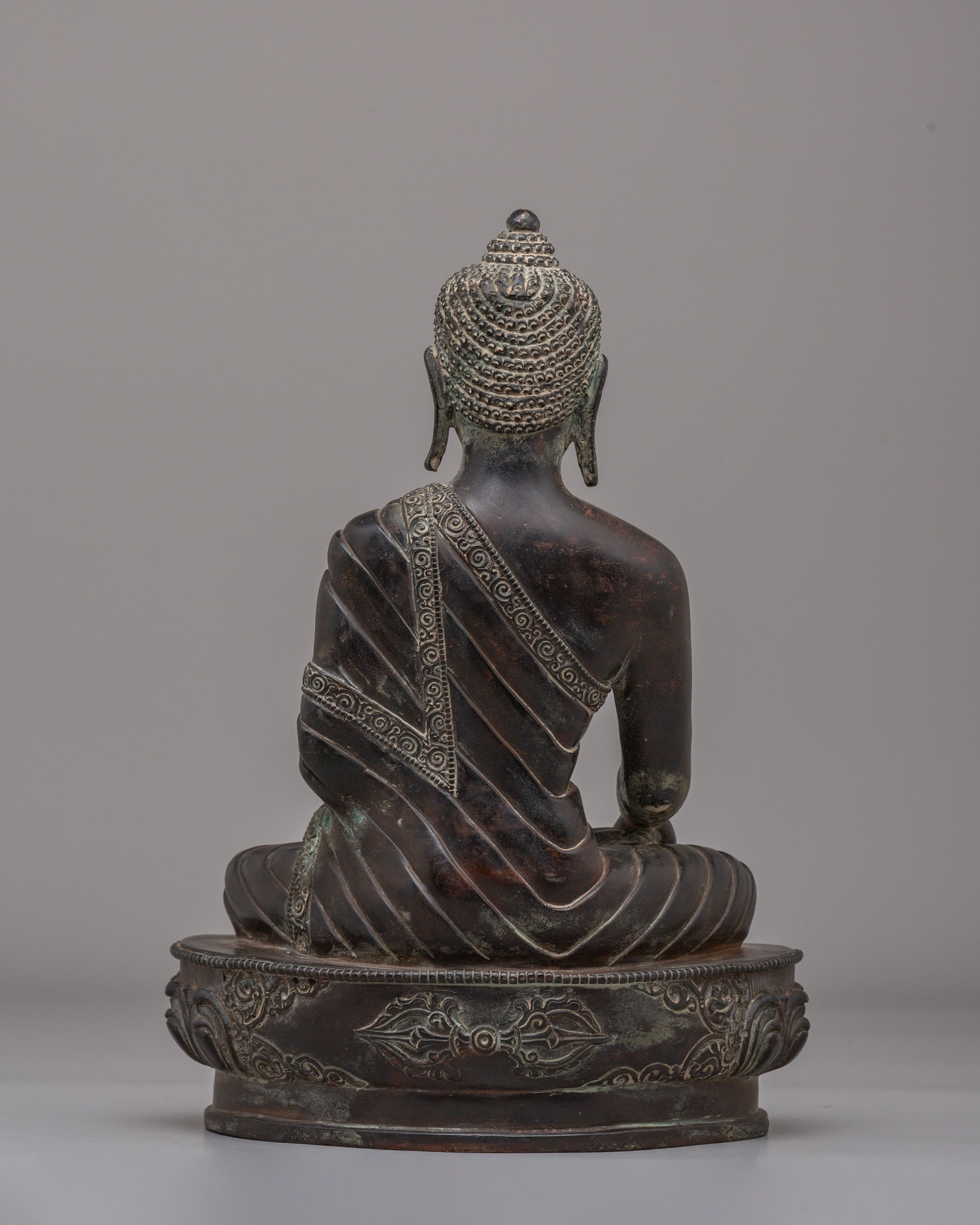 Sage Shakyamuni Buddha Sculpture | Copper Buddhist Sculpture