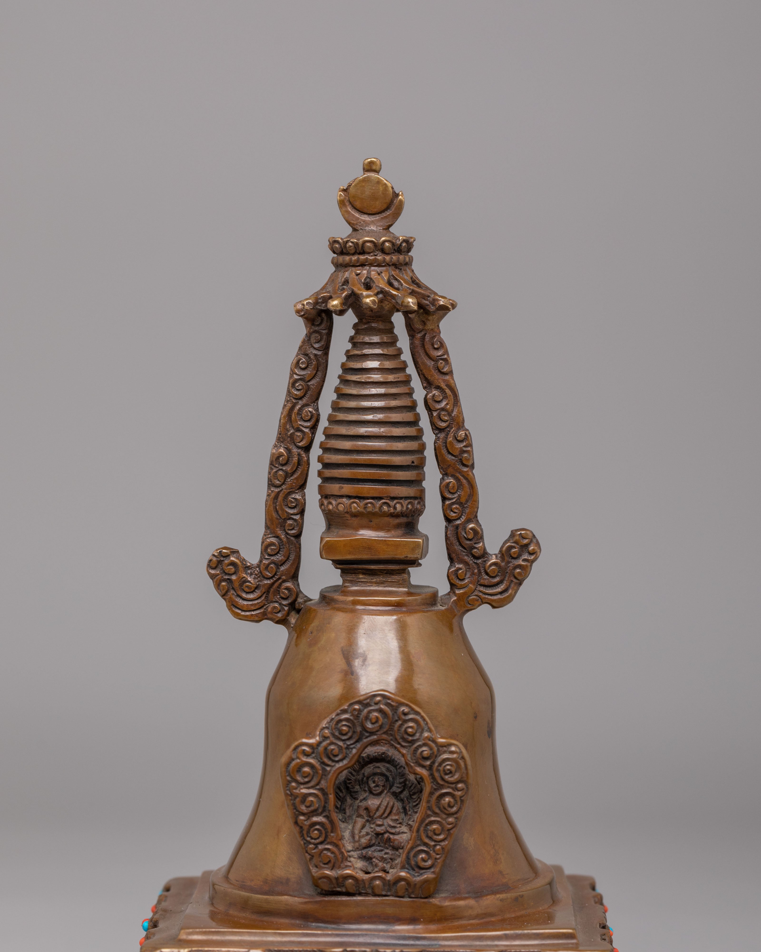 Eight Buddhist stupa set | A Sacred Symbol of Spiritual Enlightenment