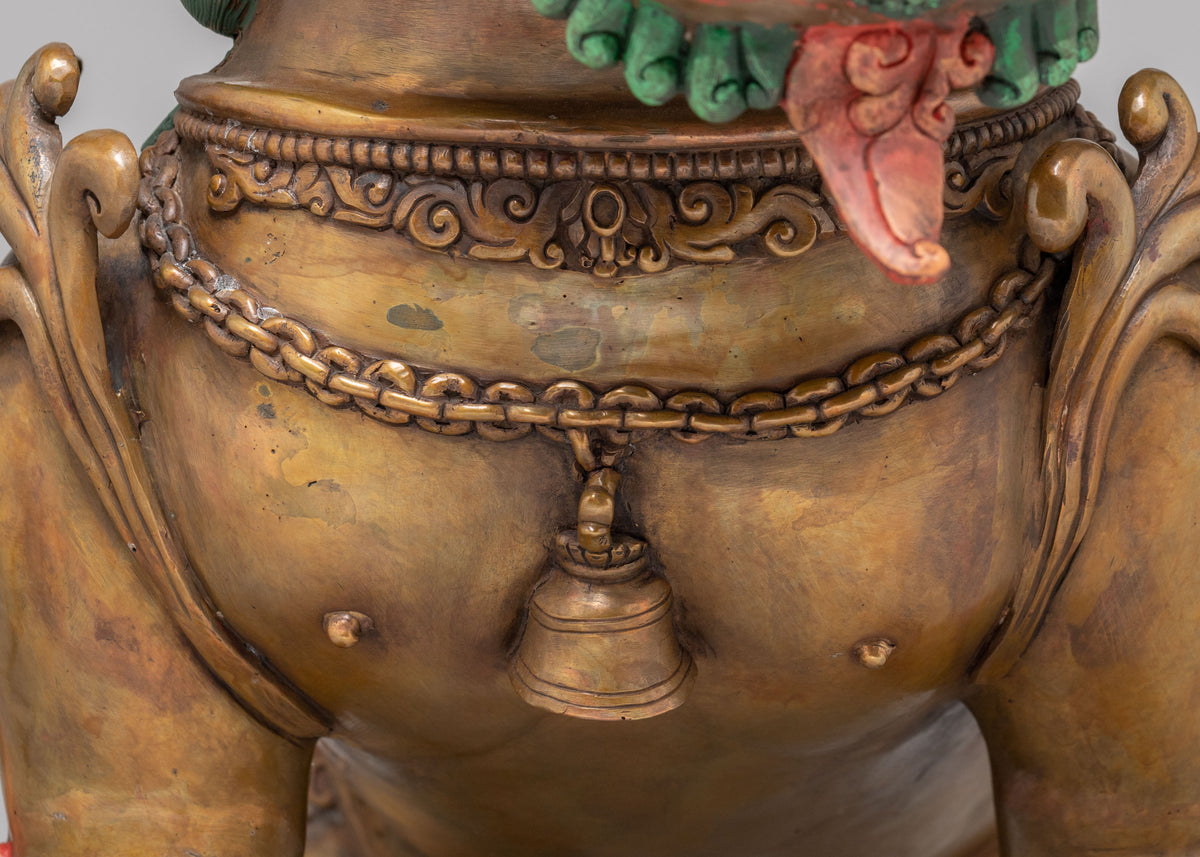 Protective Guardian Lion Statue Set | Symbol of Strength and Power