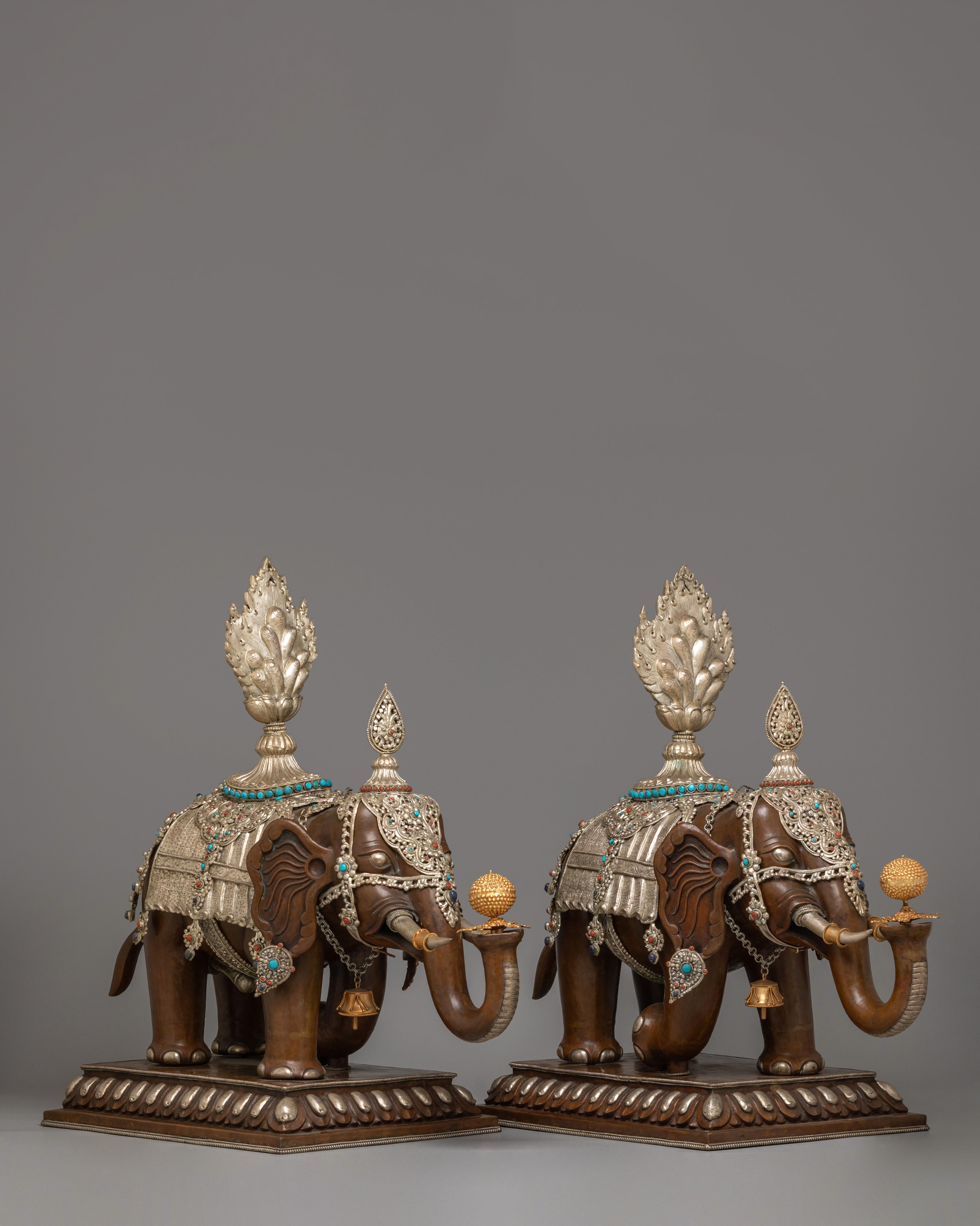 Decorative Elephant Figurine Set | Perfect for Home Decor