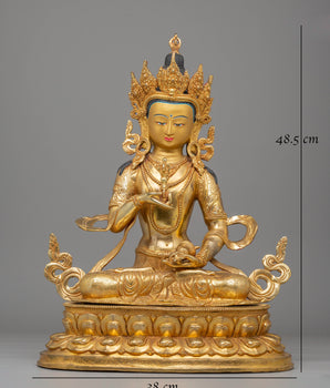 Handcrafted Vajrasattva Statue for Altar | Tibetan Buddhist Artwork