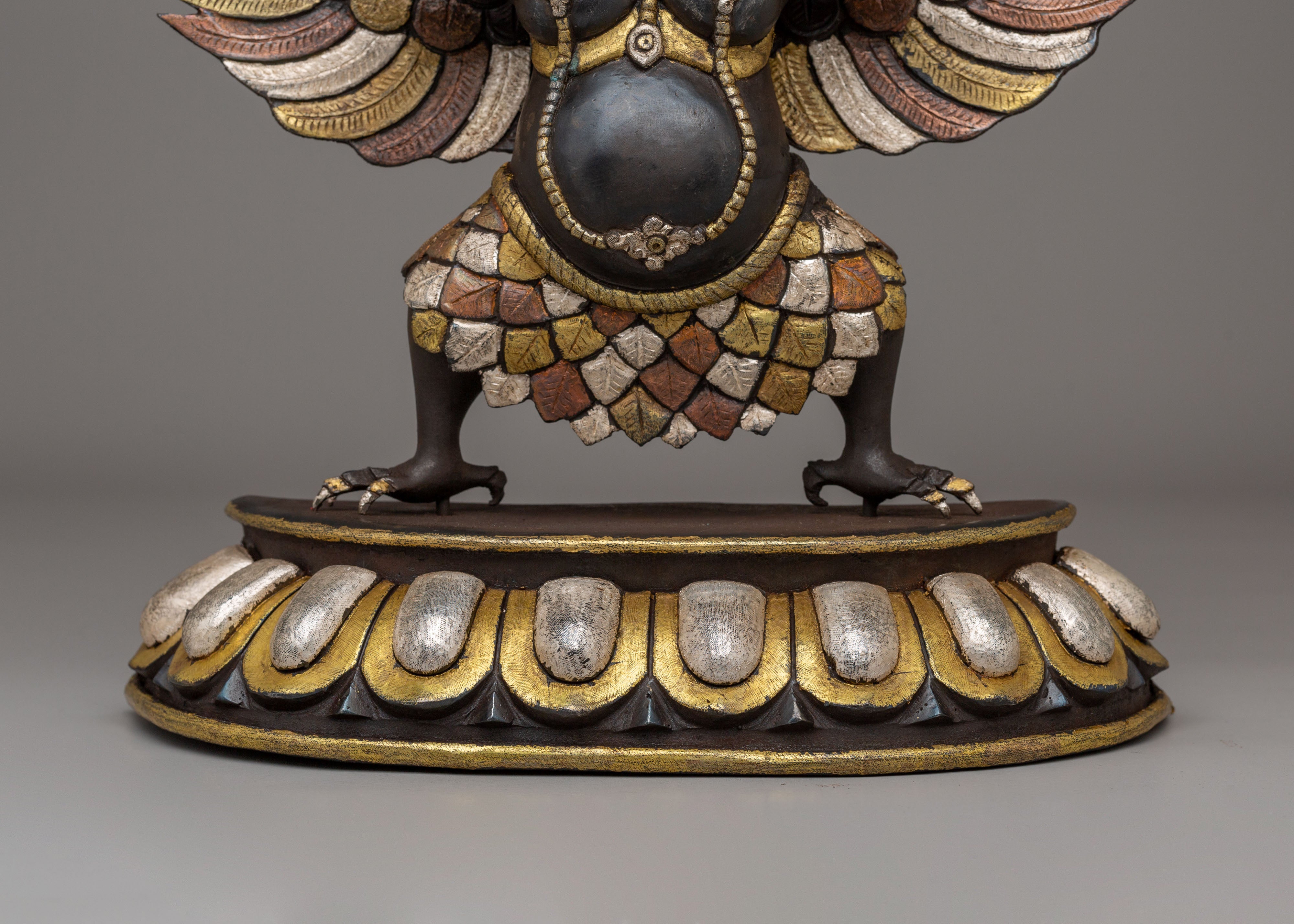 Traditional Garuda Protector Statue | Handcrafted Garuda Sculpture