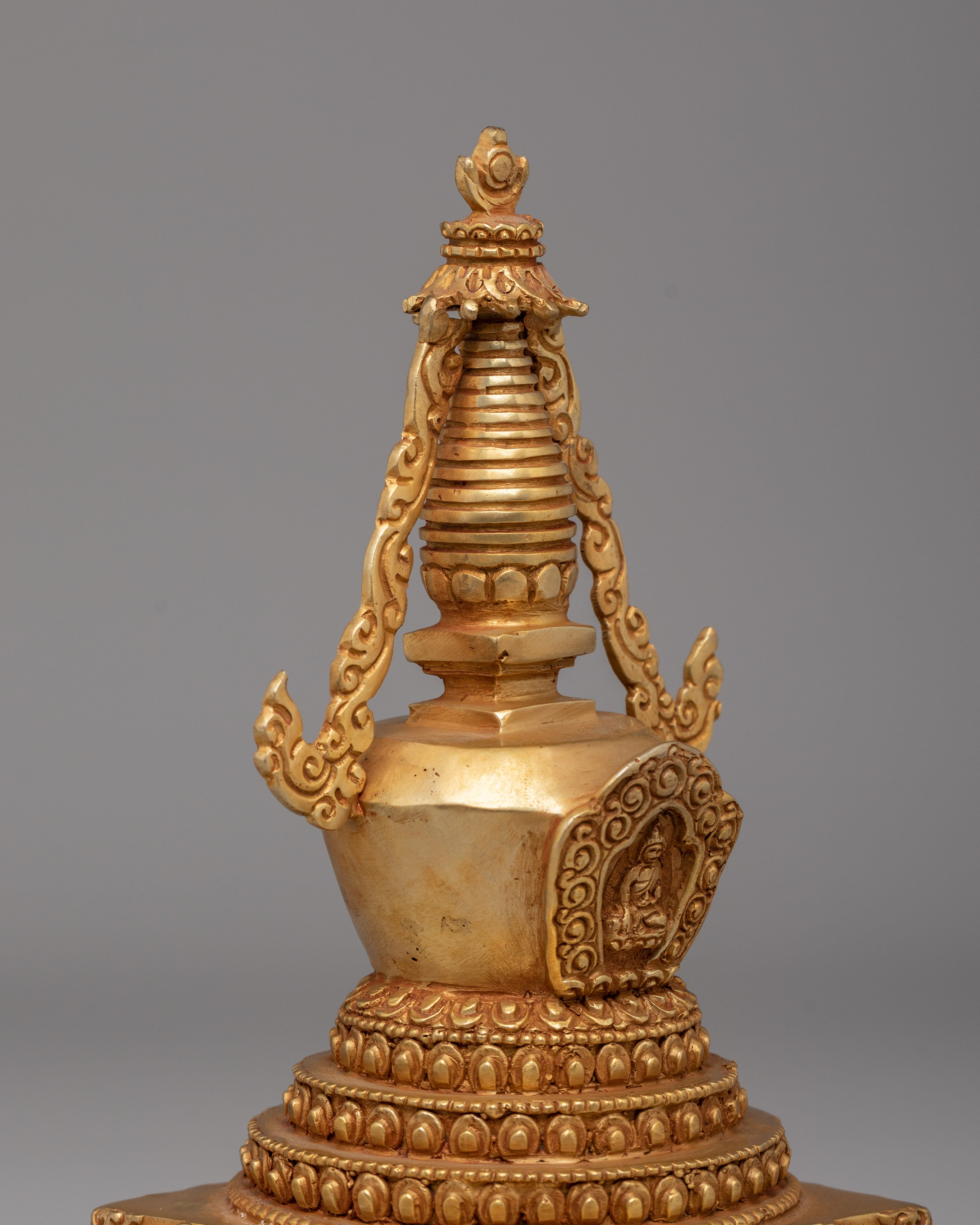 Handmade Tibetan Stupa for Rituals | Sacred Buddhist Altar Decor