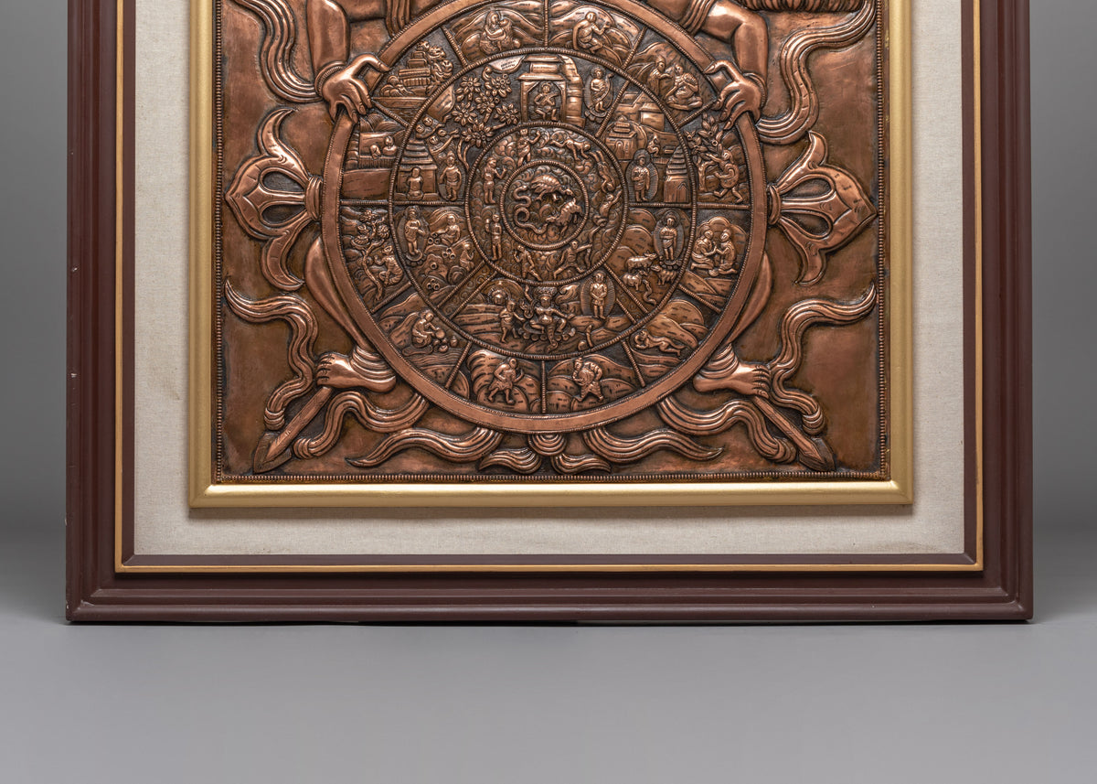Handcrafted Wheel Of Life Wall Hanging | Symbol Of Impermanence