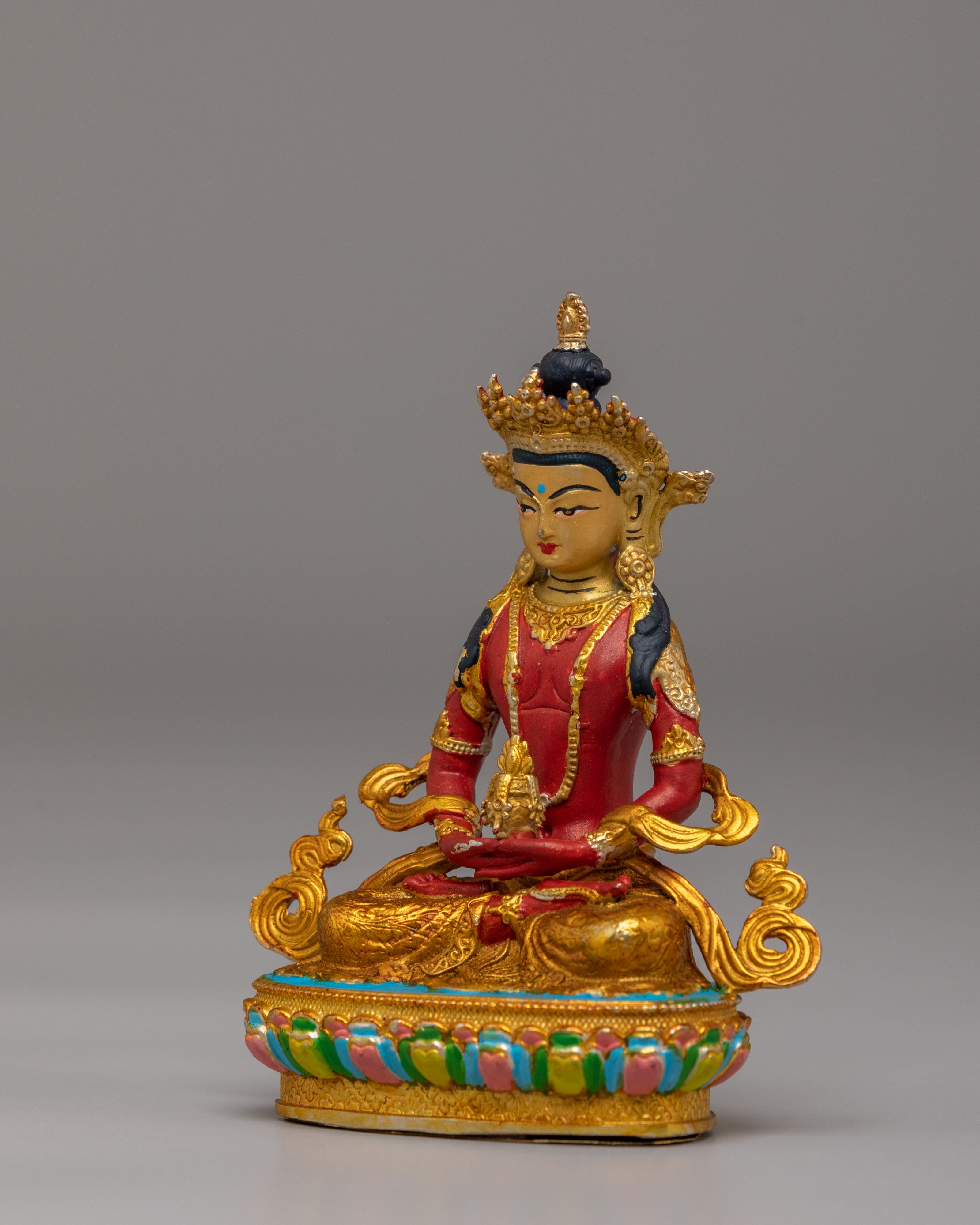 Sacred Altar Amitayus Buddha Statue | Longevity Buddha Sculpture