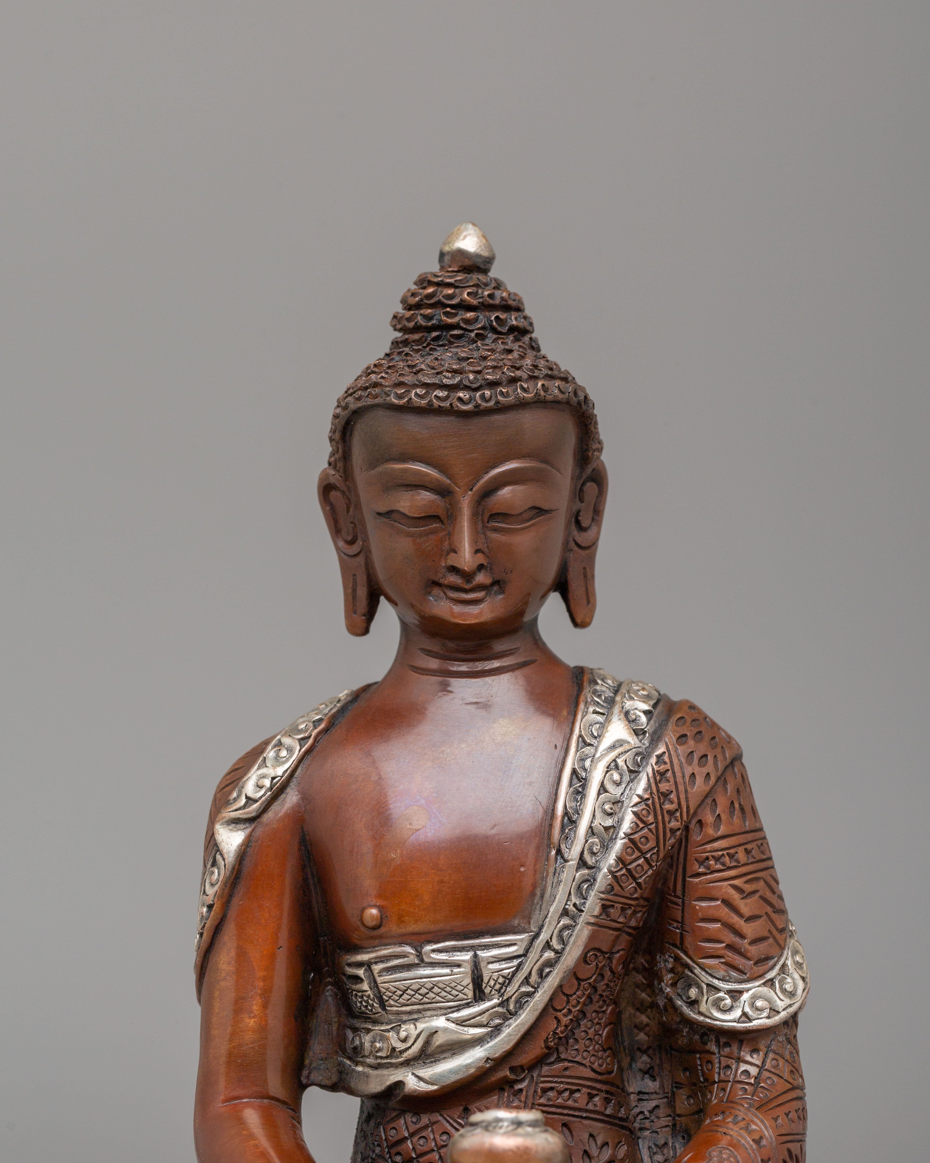 Pure Land Amitabha Buddha Deity Statue | Traditional Tibetan Artwork