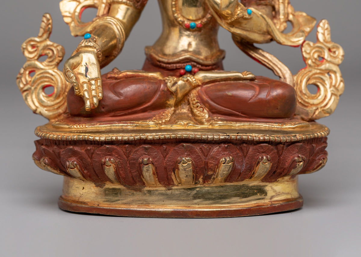 White Tara Statue for Altar | Goddess of Compassion