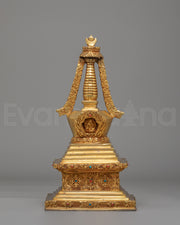 Handcrafted Altar Enlightenment Stupa