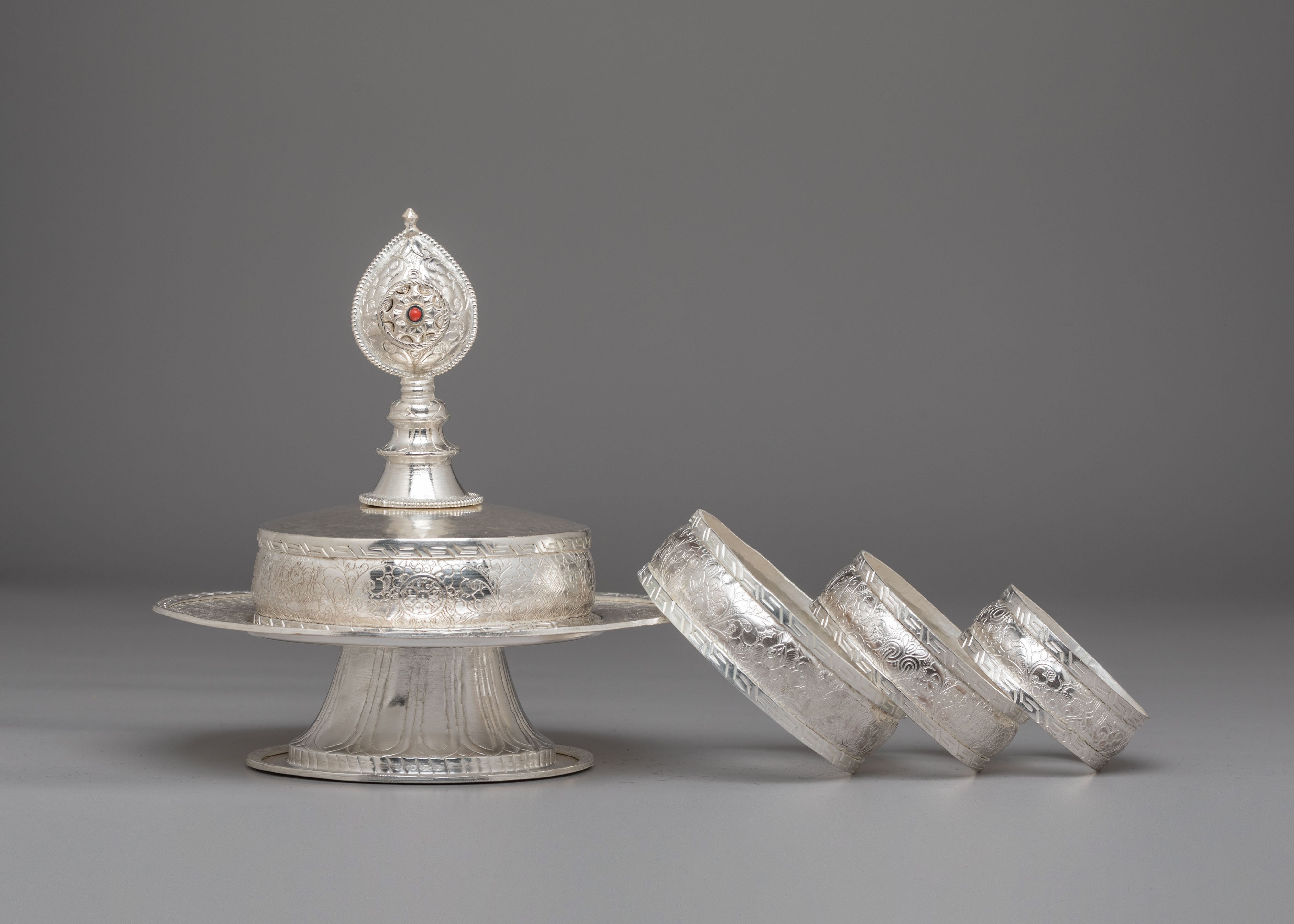 Sacred Ritual Offering Set | Buddhist Ceremonial Tools