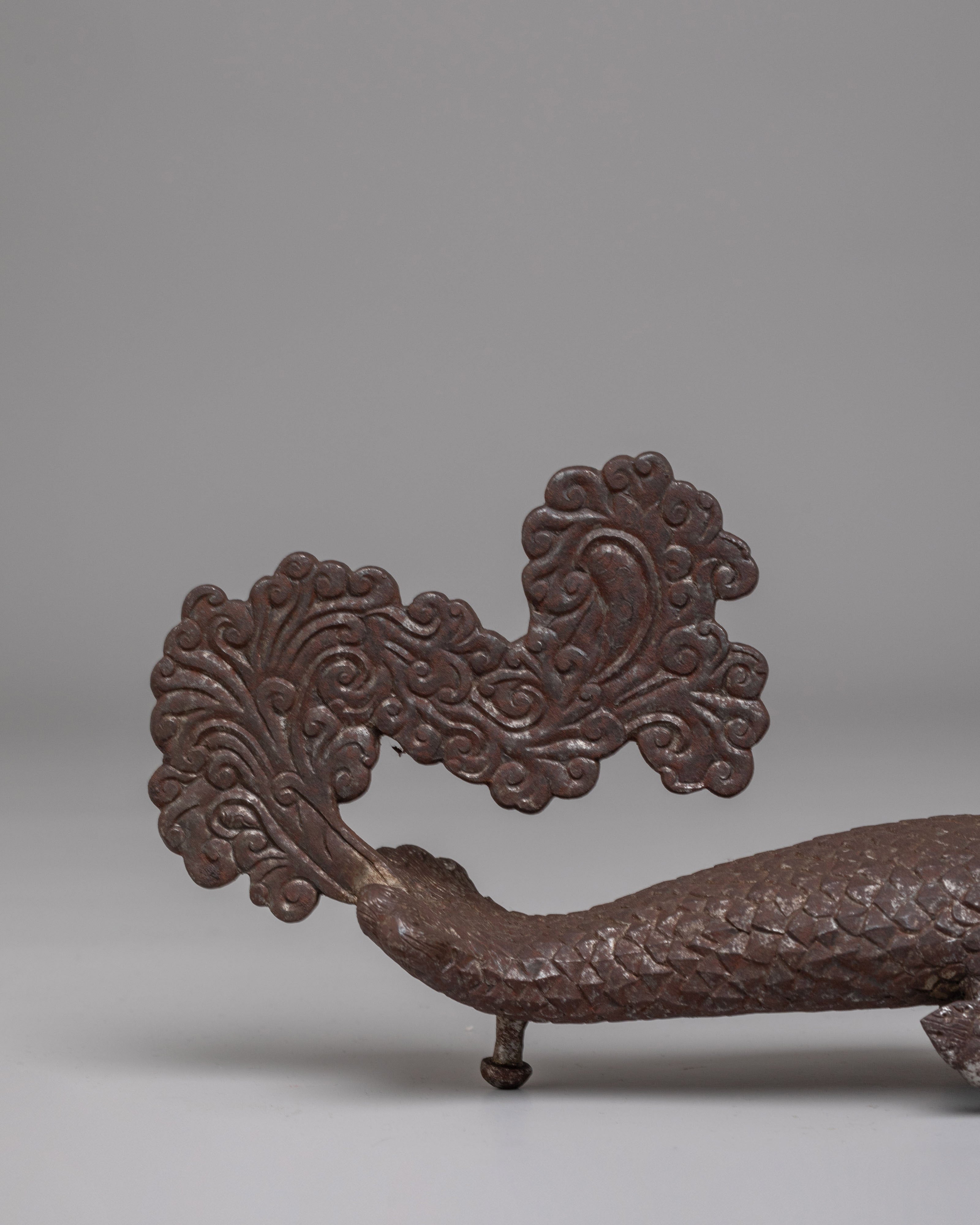 Makara Door Handle | Himalayan Handmade Iron