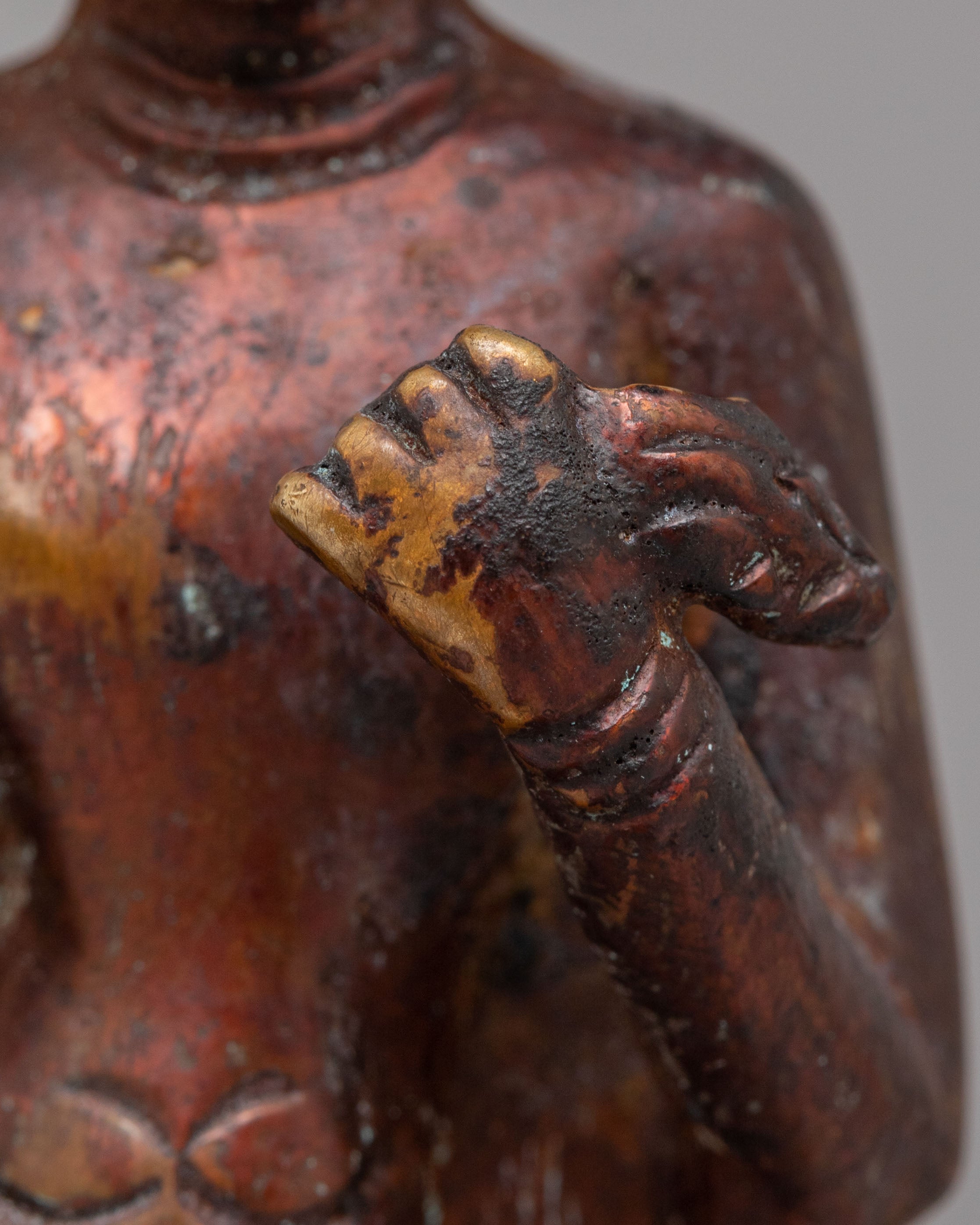 Ceremonial Dipankara Shrine Statue | Symbol of Light and Compassion