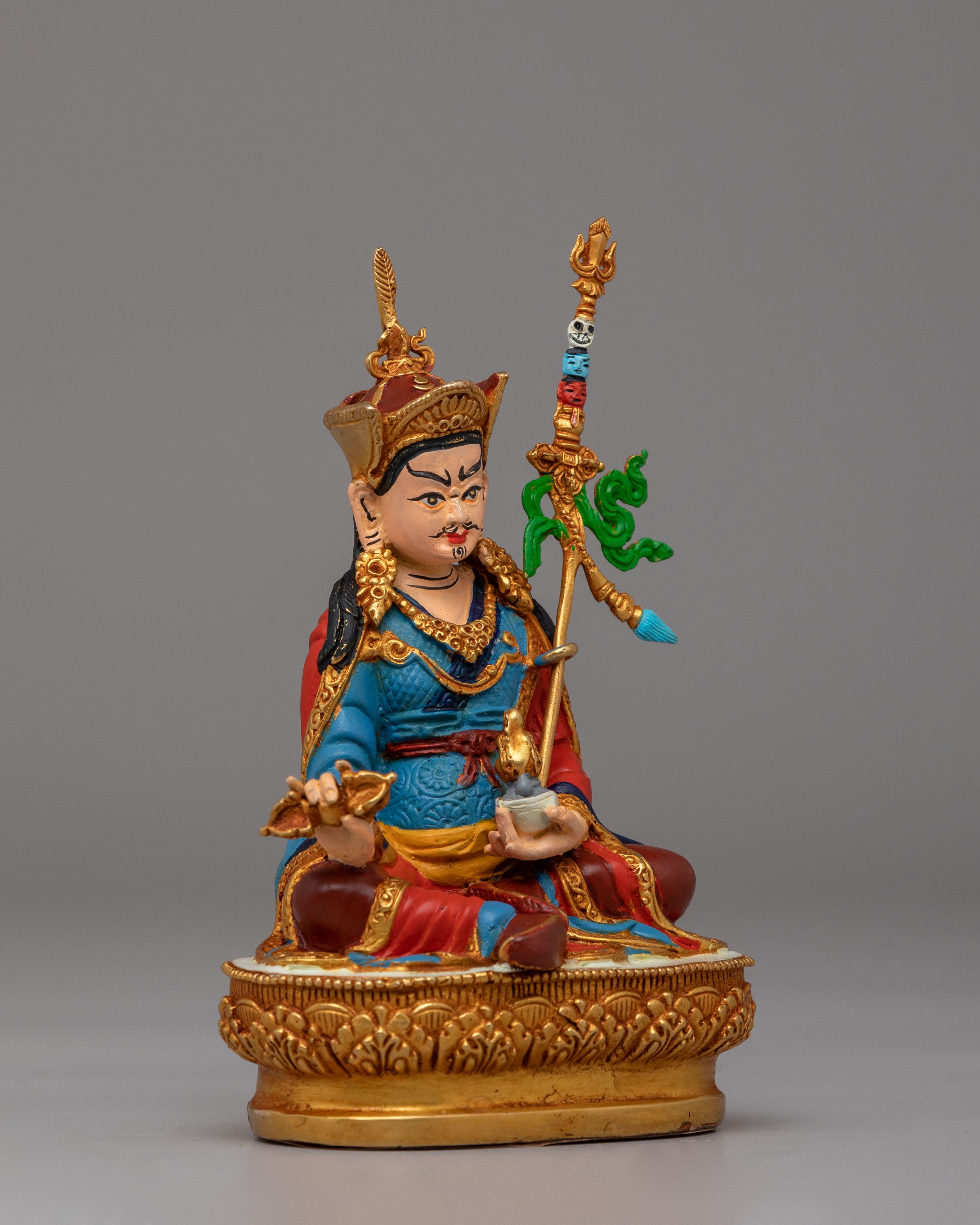 Sacred Guru Rinpoche Divine Statue | Spiritual Home Decor