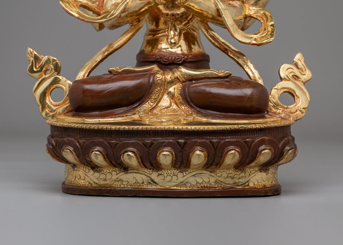 Sacred Avalokiteshvara Bodhisattva Statue | Handcrafted Tibetan Art