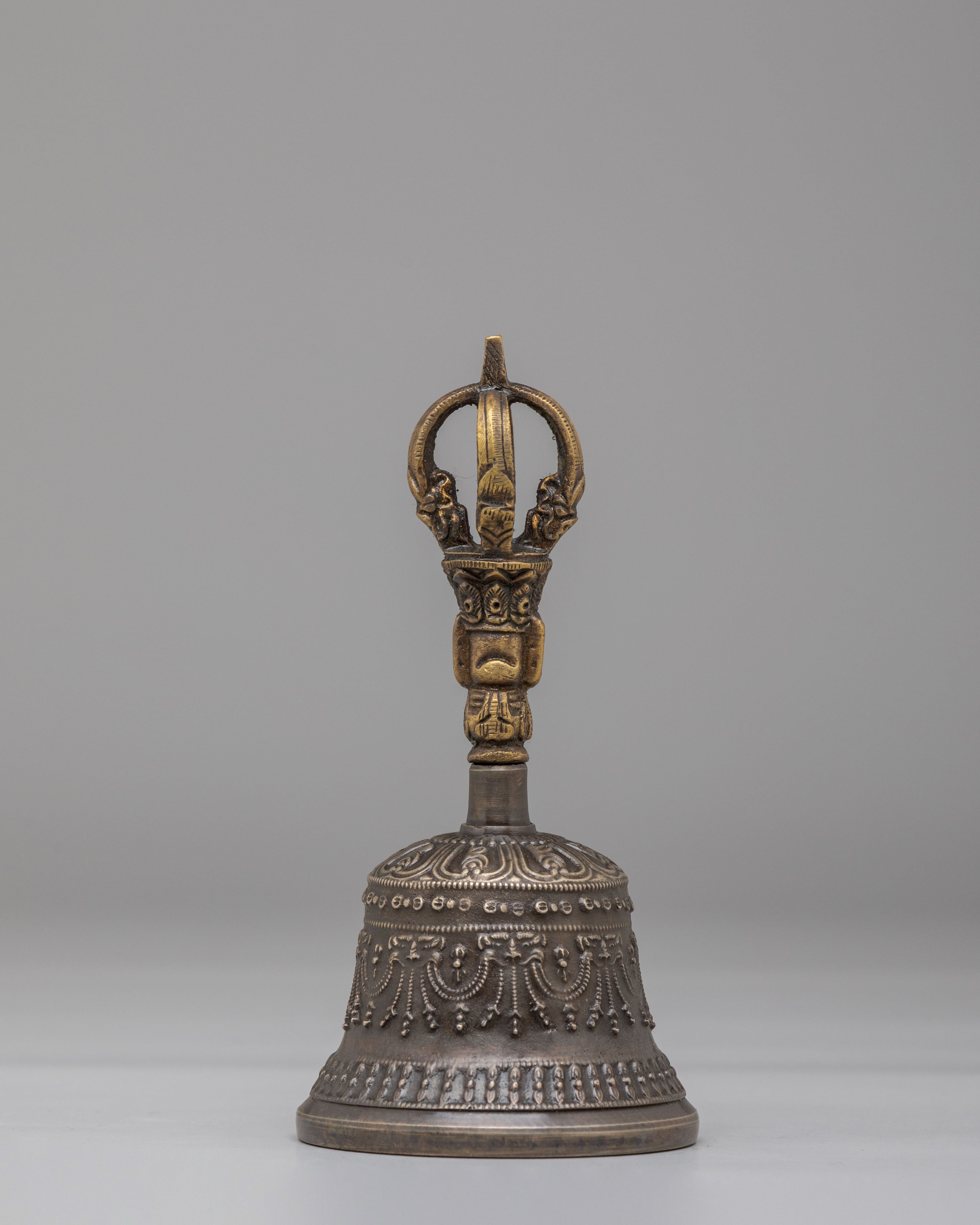 Ceremonial Vajra Bell Set | Ritual Bell & Vajra for Meditation