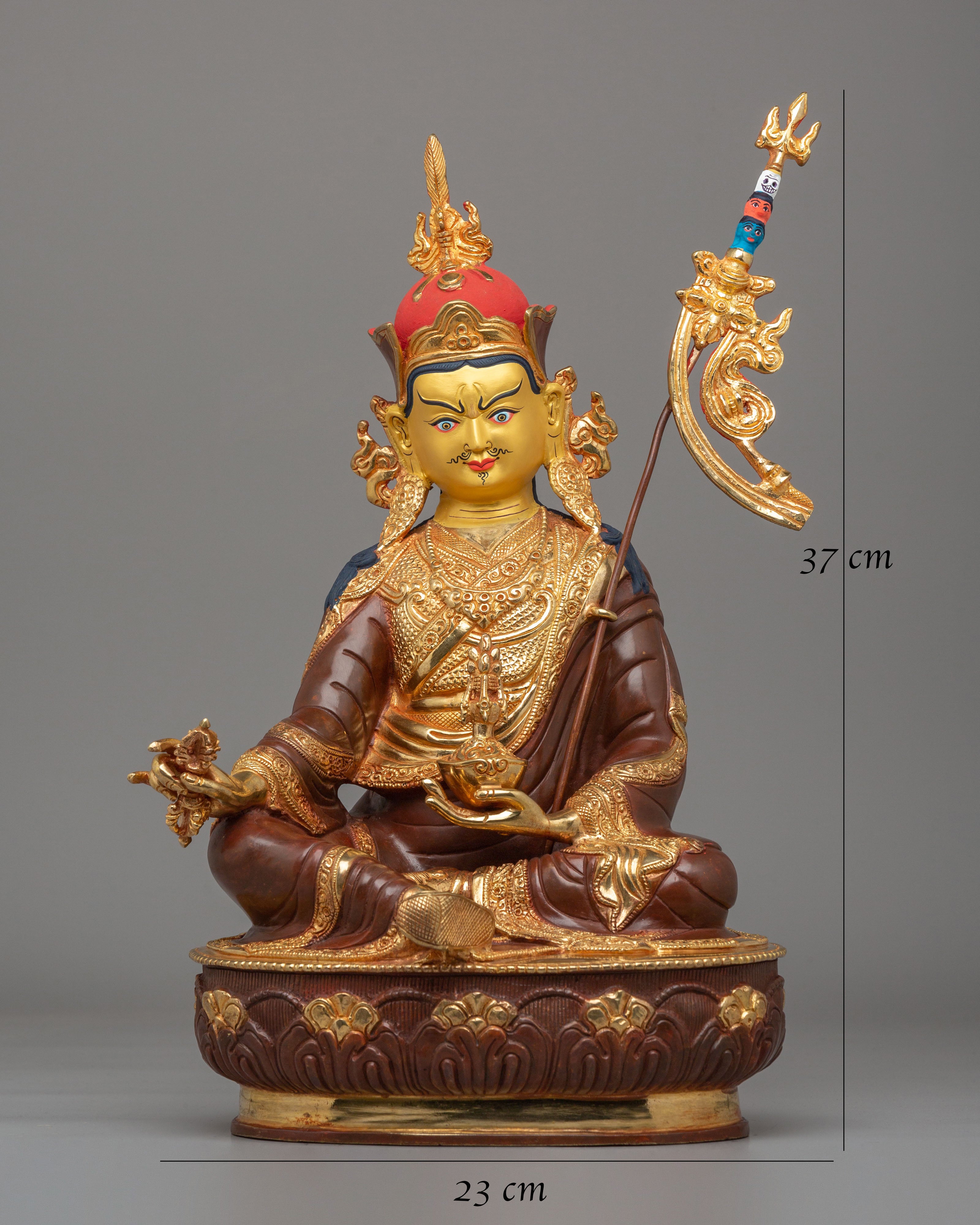 Padmasambhava Guru Rinpoche Figurine | Tibetan Buddhist Statue for Spiritual Decor